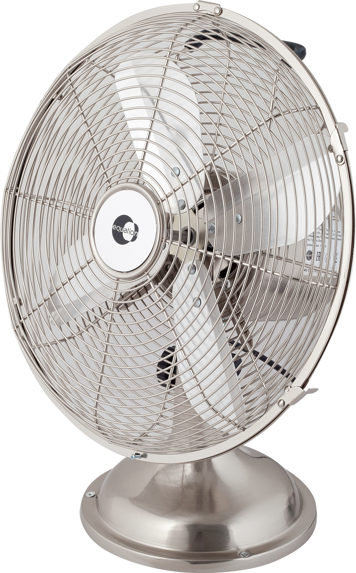 Изображение товара Настольный вентилятор Equation Mini Cooma 30 см, металлический корпус, 3 скорости
