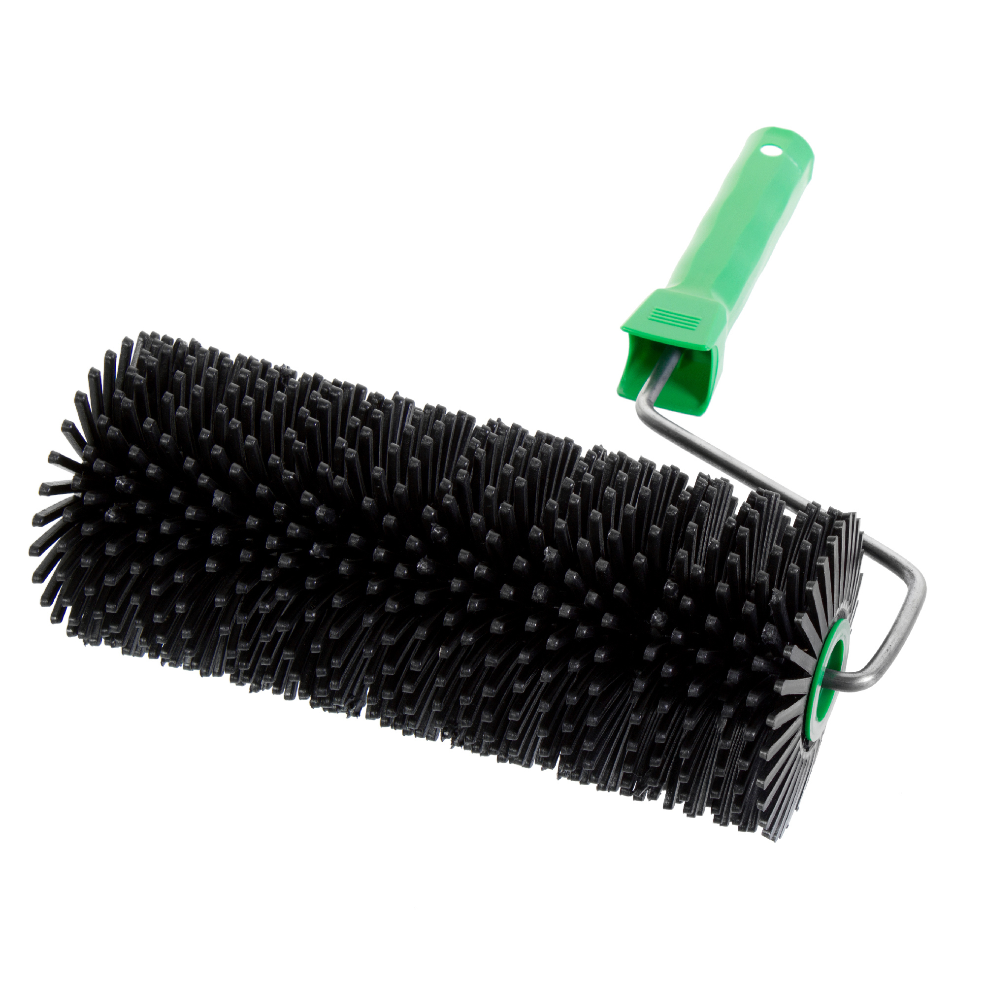 Изображение товара Игольчатый валик по бетону Сибртех 100 мм с пластиковой ручкой для выравнивания бетона