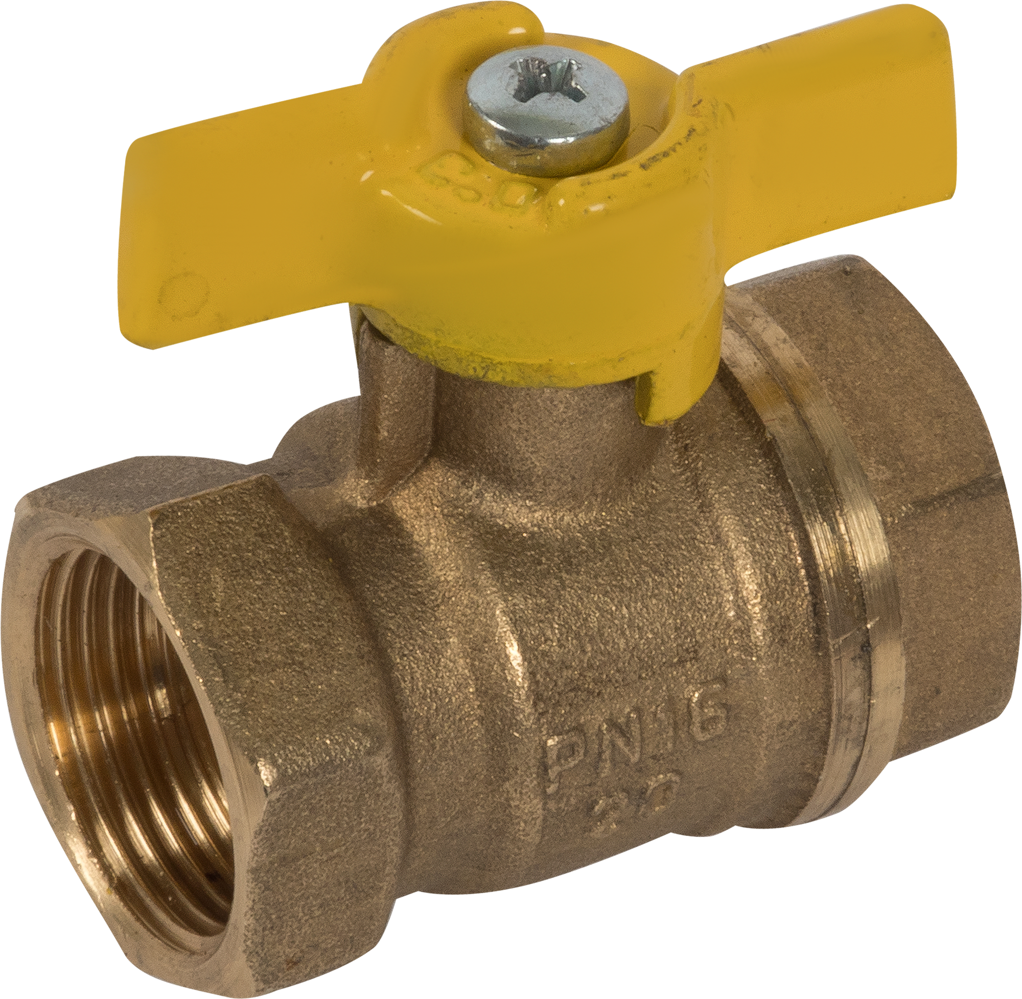 Изображение товара Газовый кран шаровой 3/4 дюйма из латуни для газопроводов