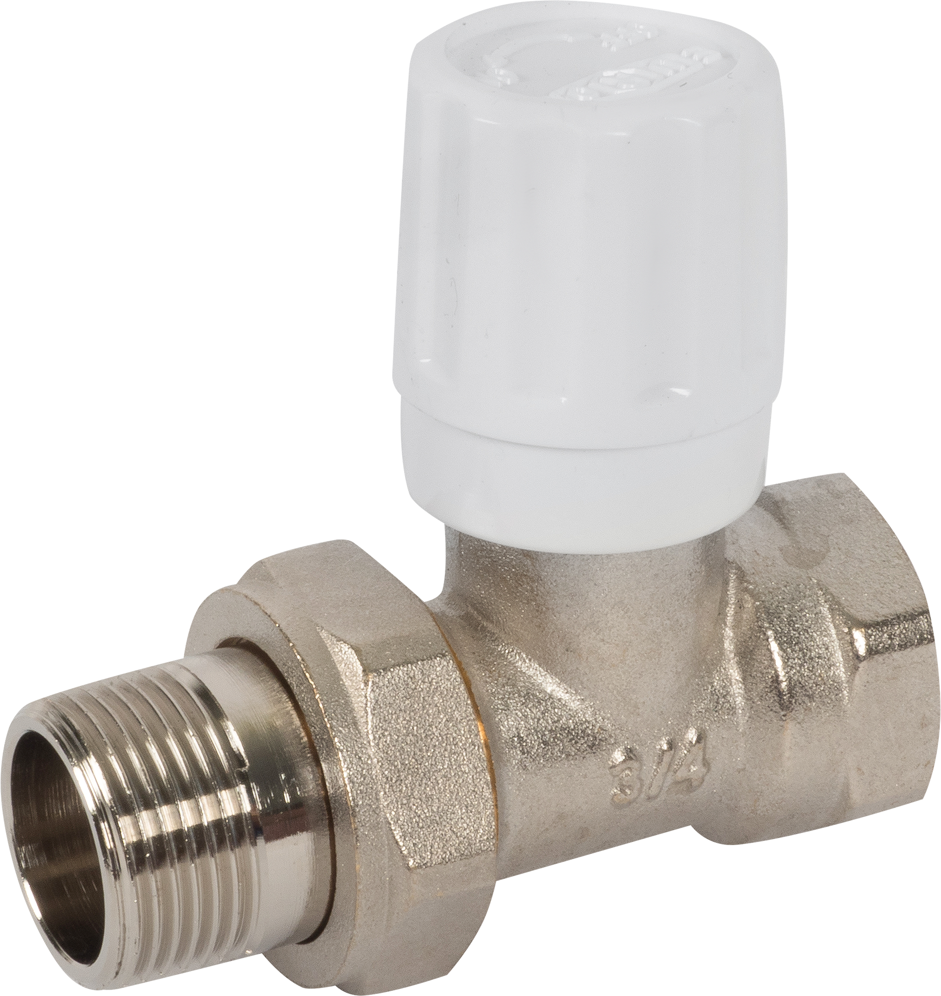 Изображение товара Вентиль регулирующий для радиатора Euros 3/4 латунь прямой