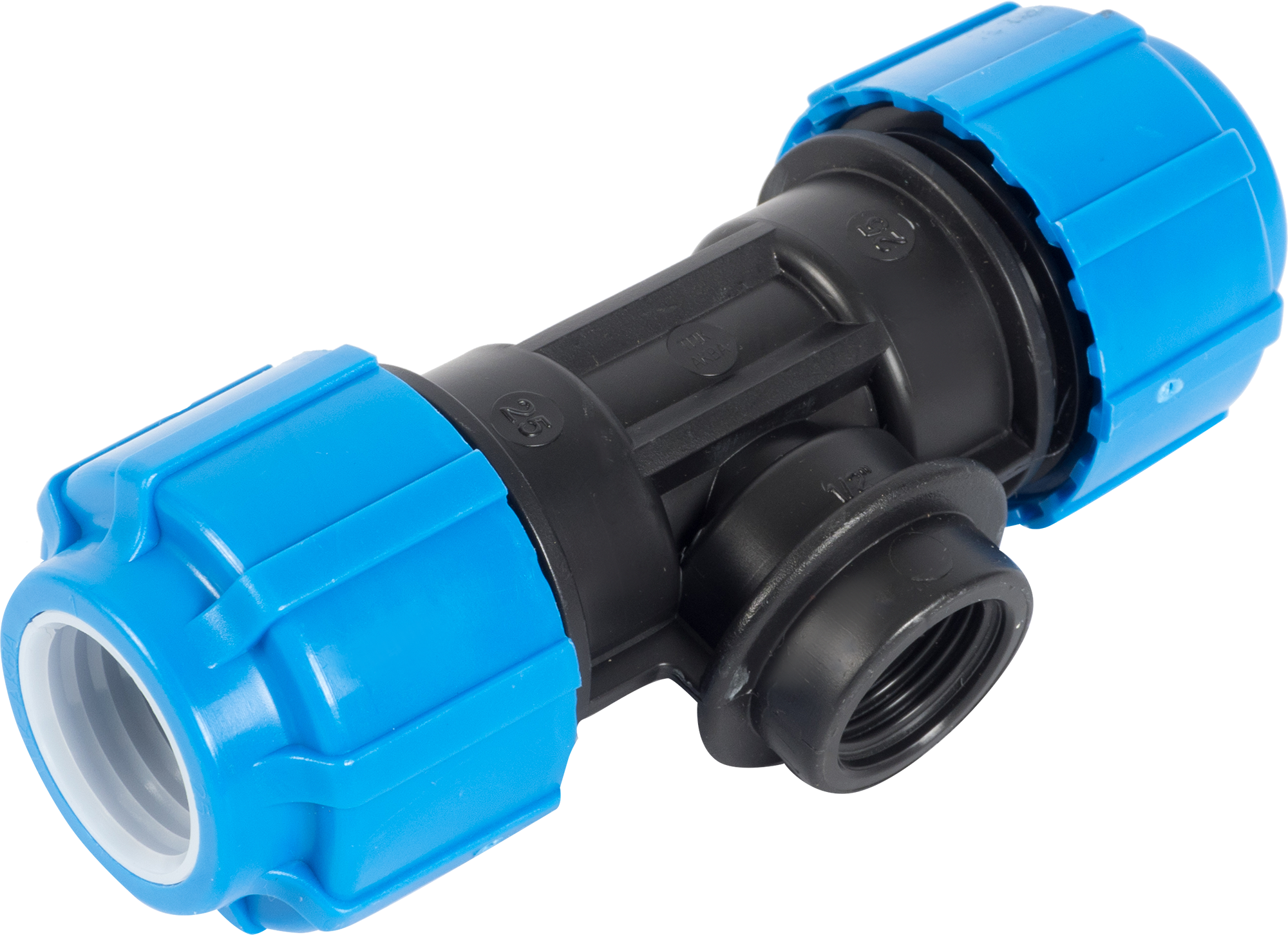 Изображение товара Тройник комбинированный ТПК-Аква 25x1/2"x25 мм ВР полипропилен