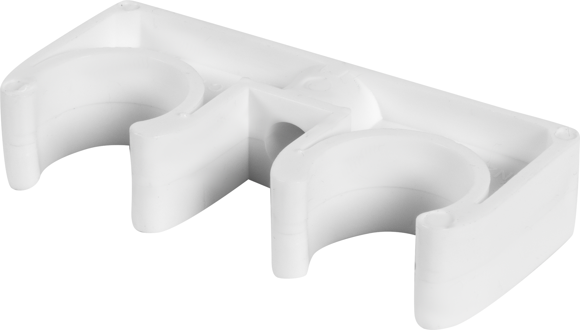 Крепеж двойной, для полипропиленовой трубы, 20 мм