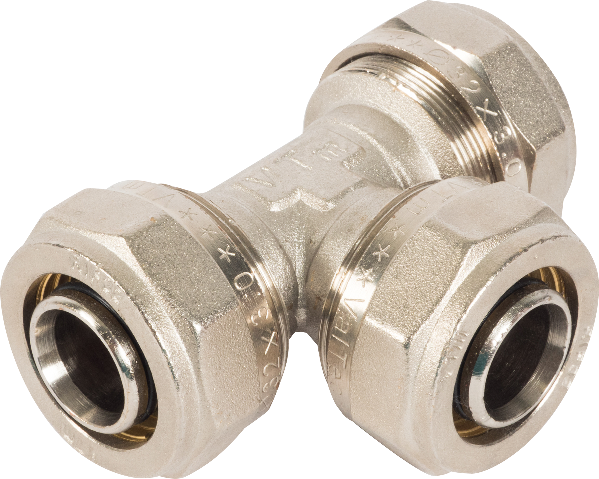 Изображение товара Тройник Valtec 32x32x32 мм латунь VTM.331 для водоснабжения и отопления