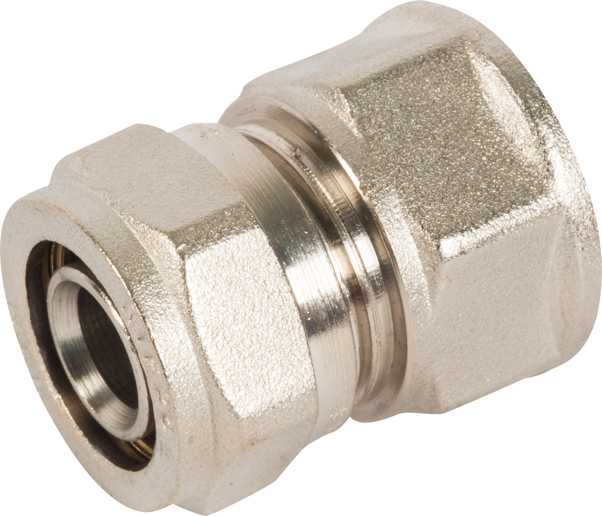 Изображение товара Муфта комбинированная Valtec 3/4"x20 мм ВР латунь VTM.302