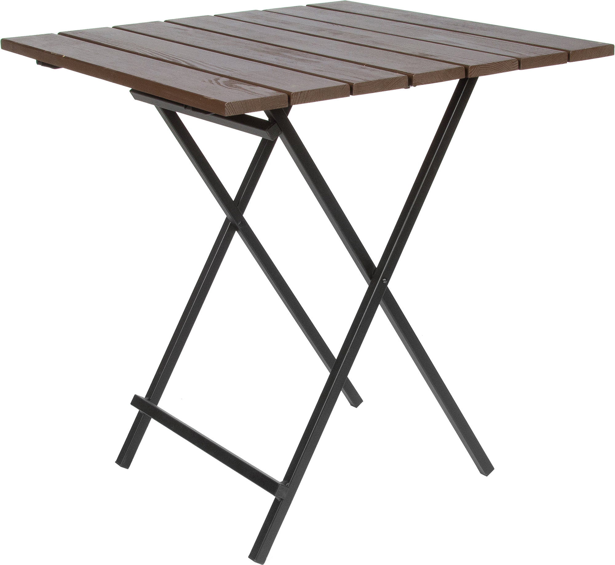 Изображение товара Садовый стол складной Ego 166-8, 70х70 см, массив сосны/сталь