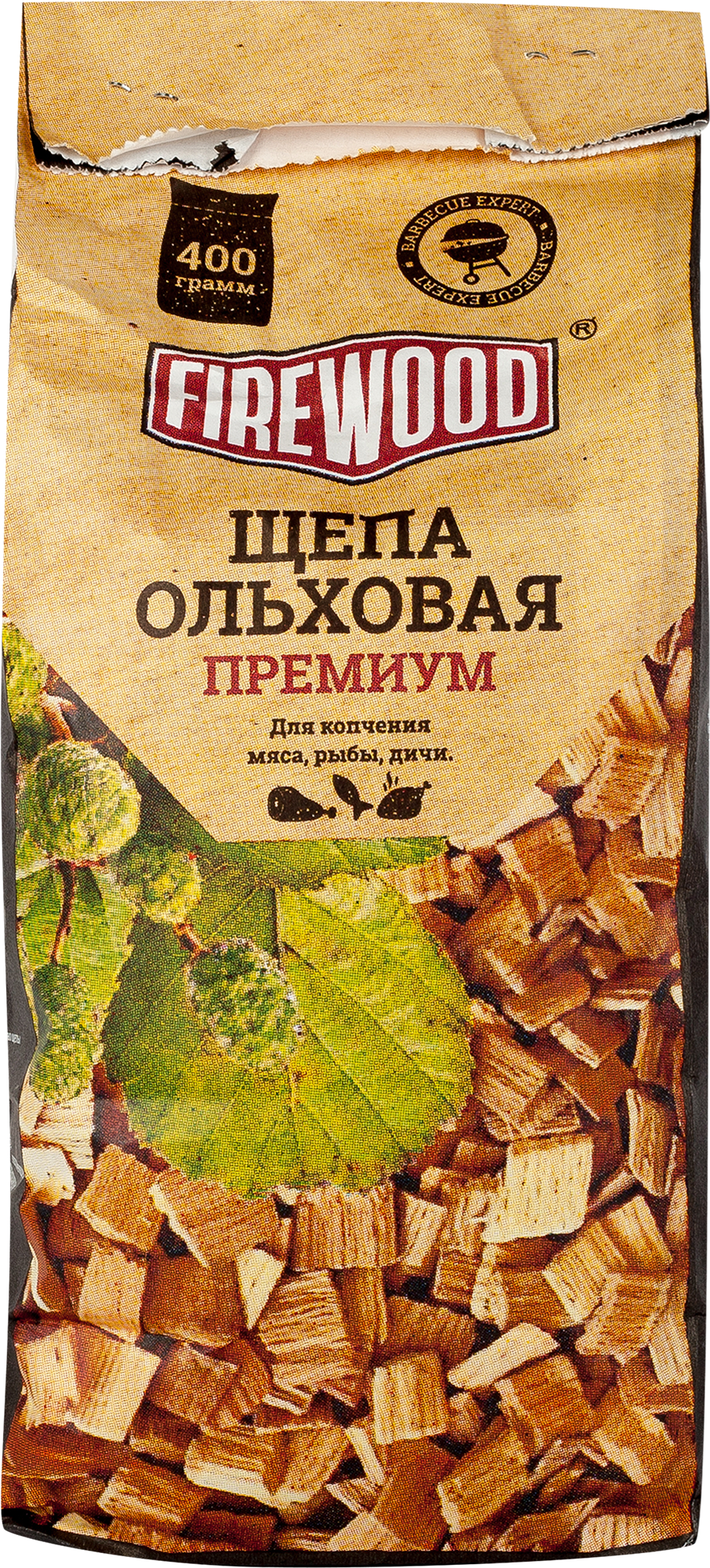 Изображение товара Щепа для копчения, ольха, 400 г