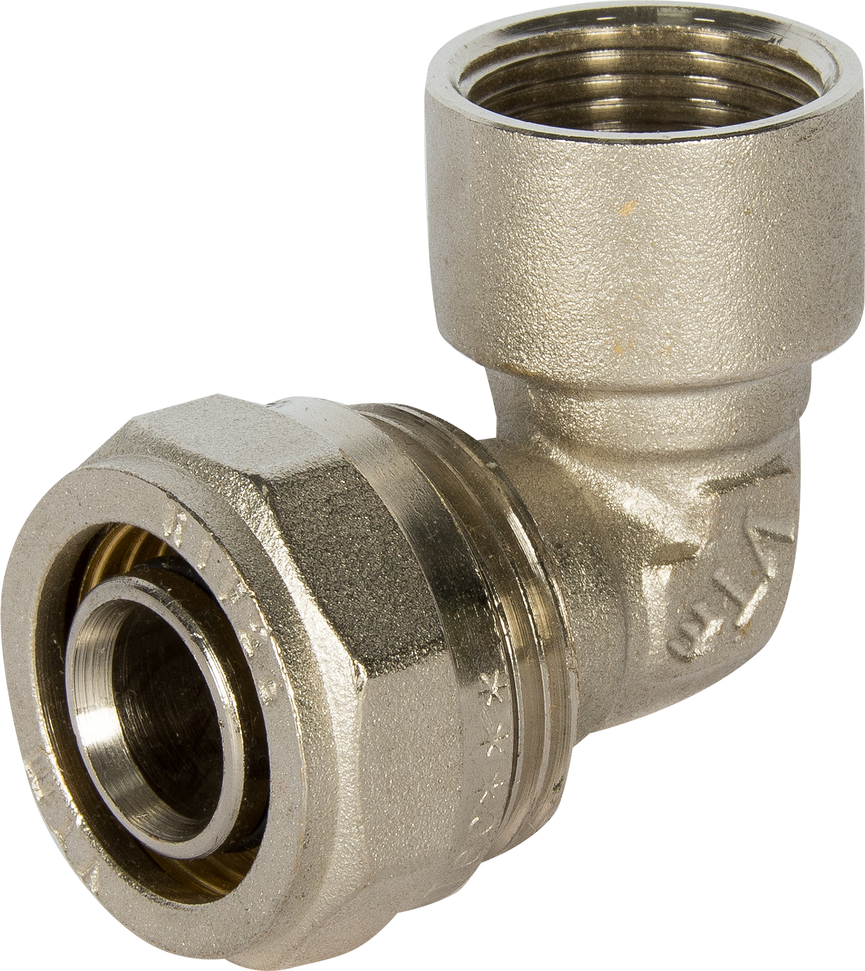 Угол комбинированный 90° Valtec 3/4"x26 мм ВР латунь VTM.352