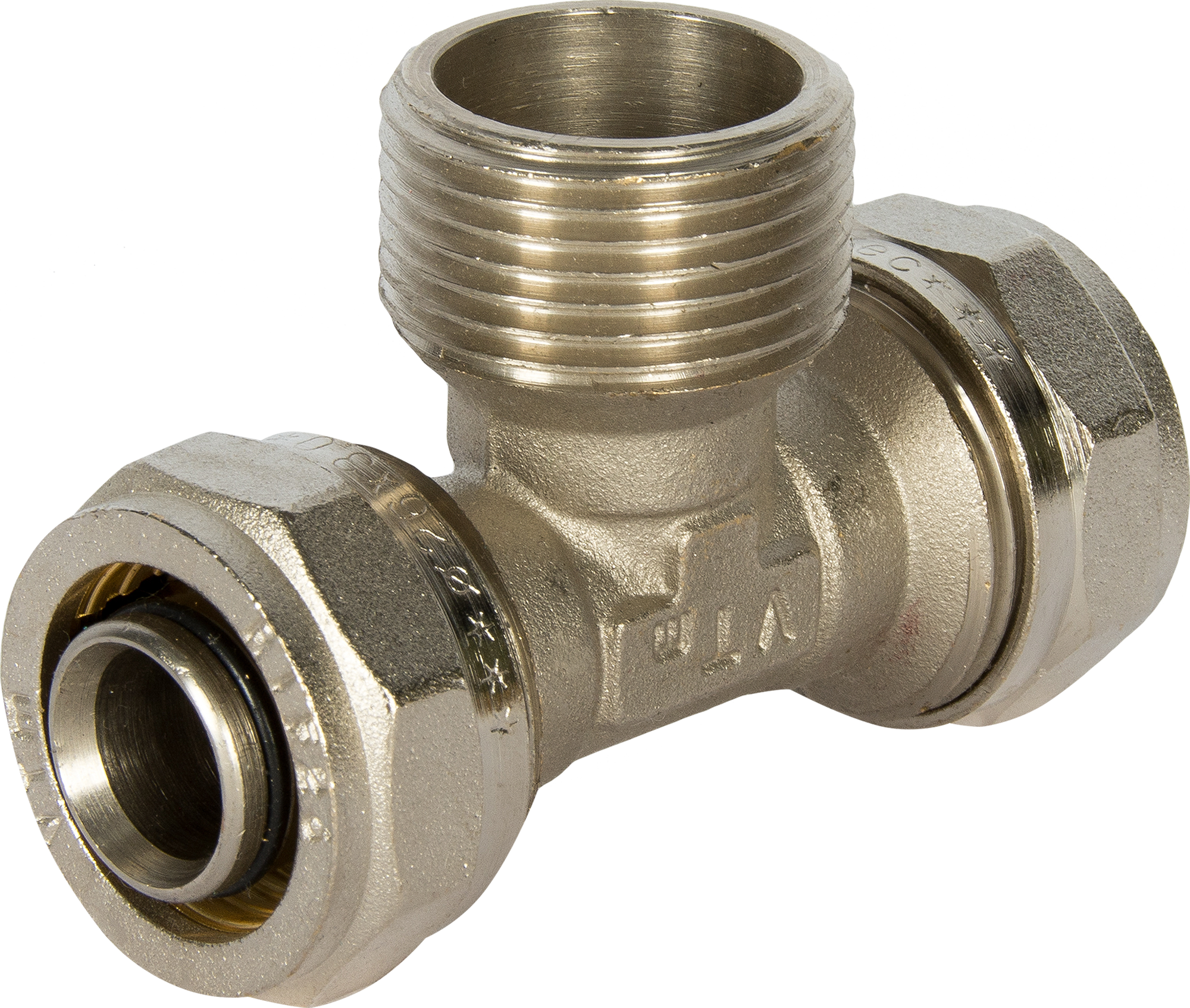 Изображение товара Тройник комбинированный Valtec 26x1"x26 латунь для водоснабжения и отопления