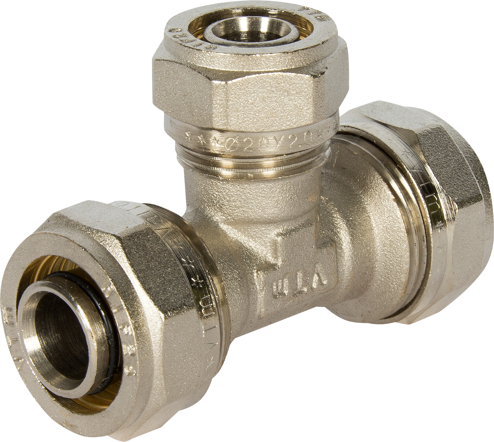 Изображение товара Тройник переходной Valtec 26x20x26 мм латунь VTM.331