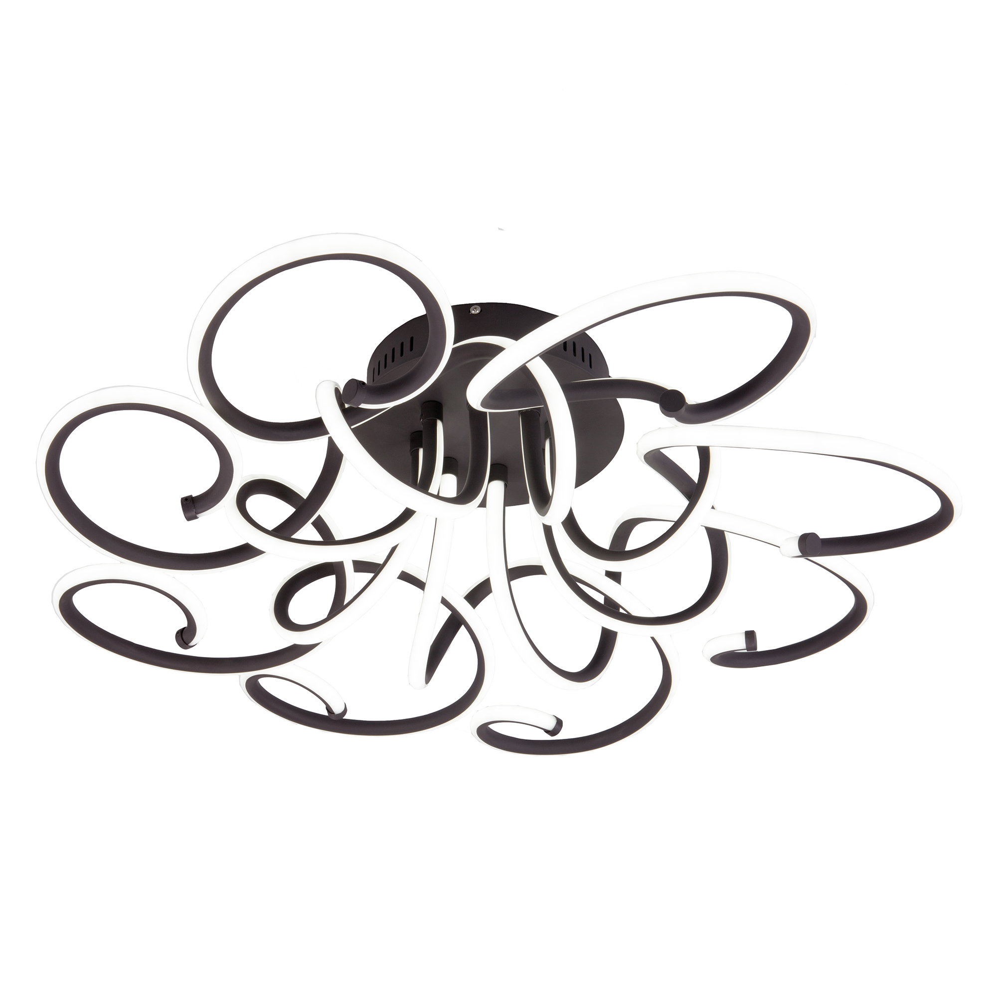 Изображение товара Люстра потолочная светодиодная Eurosvet Rosca 90136/8 с пультом управление 50 м²