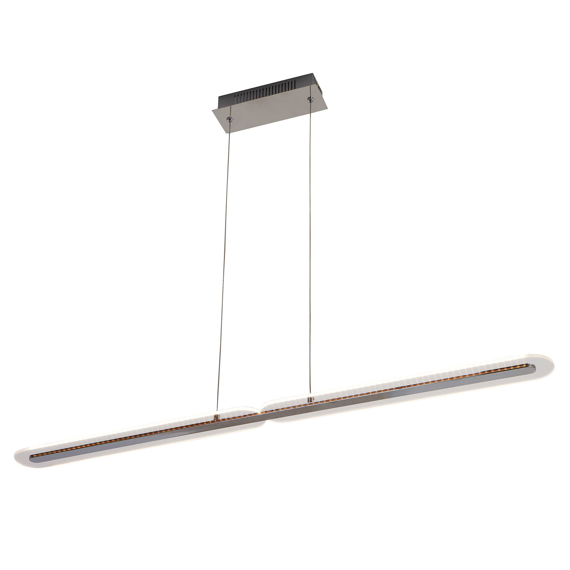 Изображение товара Подвесной светильник EUROSVET Alamo с LED 36 Вт, хром, нейтральный белый свет