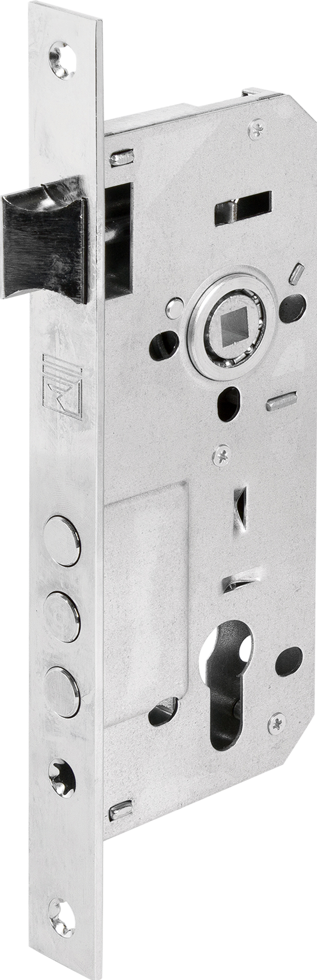 Замок врезной Apecs 2600-CR, цвет хром