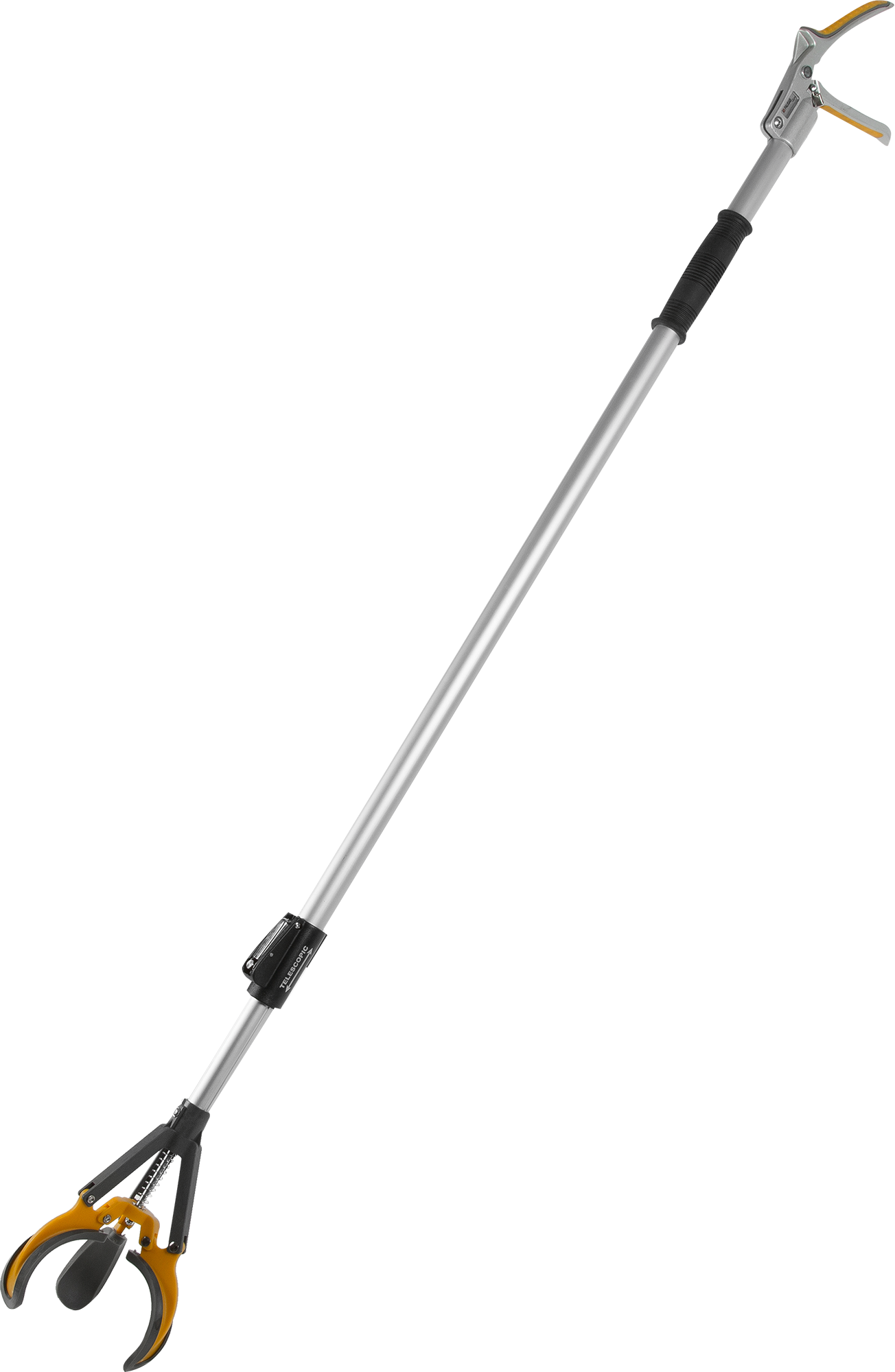 Изображение товара Плодосъёмник телескопический с захватом 103-206 см алюминий