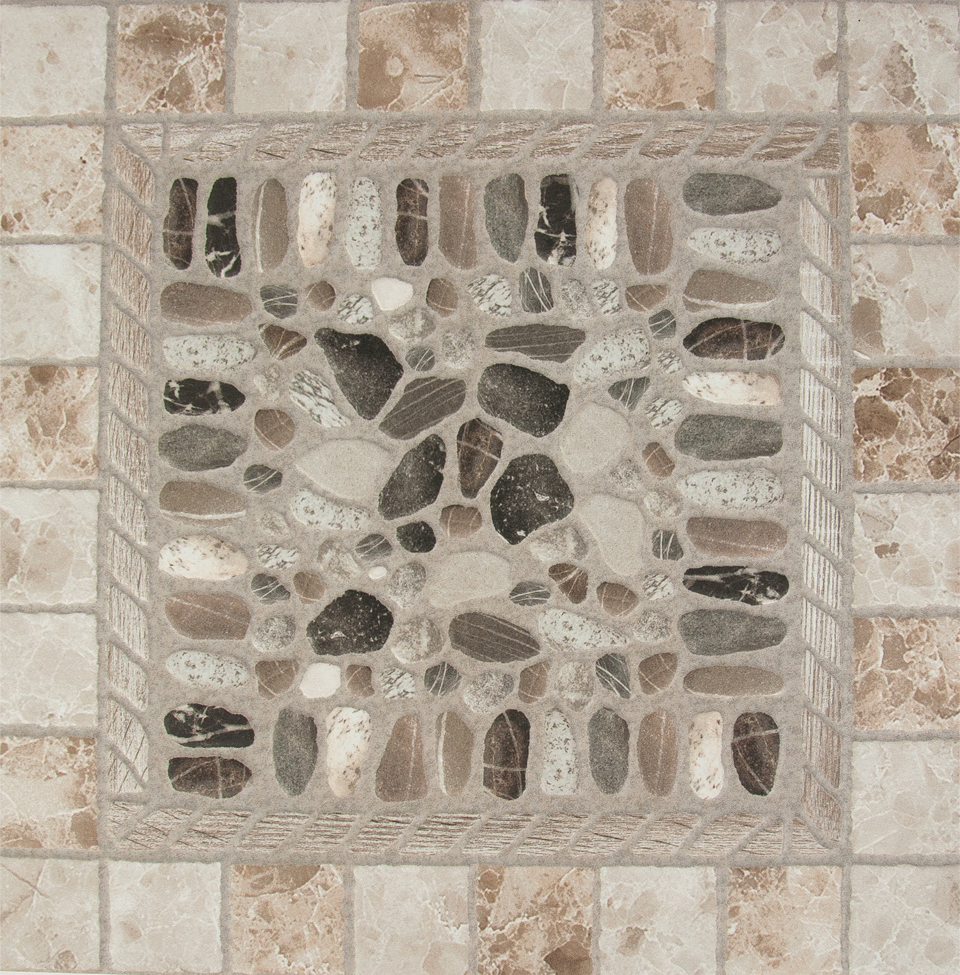 Изображение товара Плитка напольная «Помпеи» 33x33 см 1 м² цвет коричневый/красный