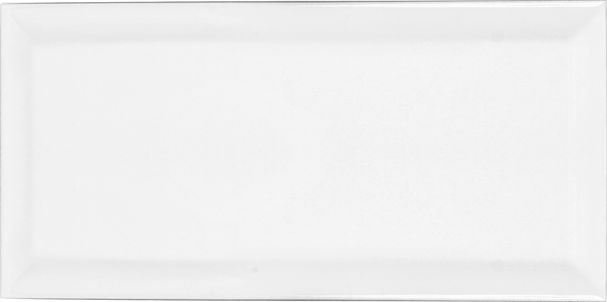 Изображение товара Настенная плитка Бланше 9.9x20 см белая глянцевая для ванной комнаты