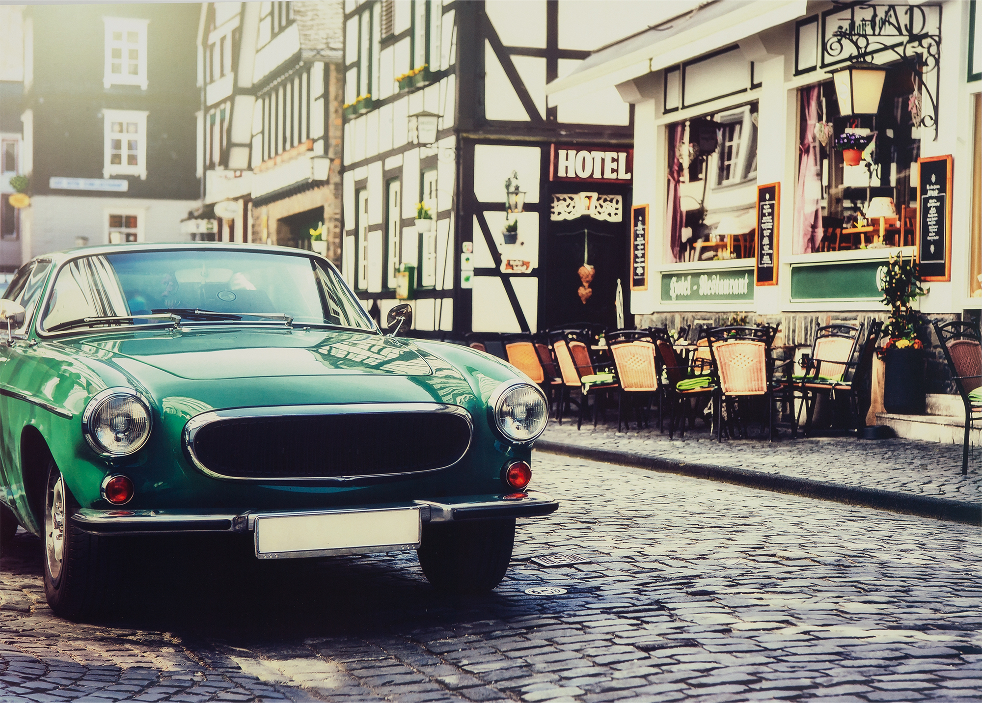 Изображение товара Декопанно Ретро автомобиль 50x70 см МДФ