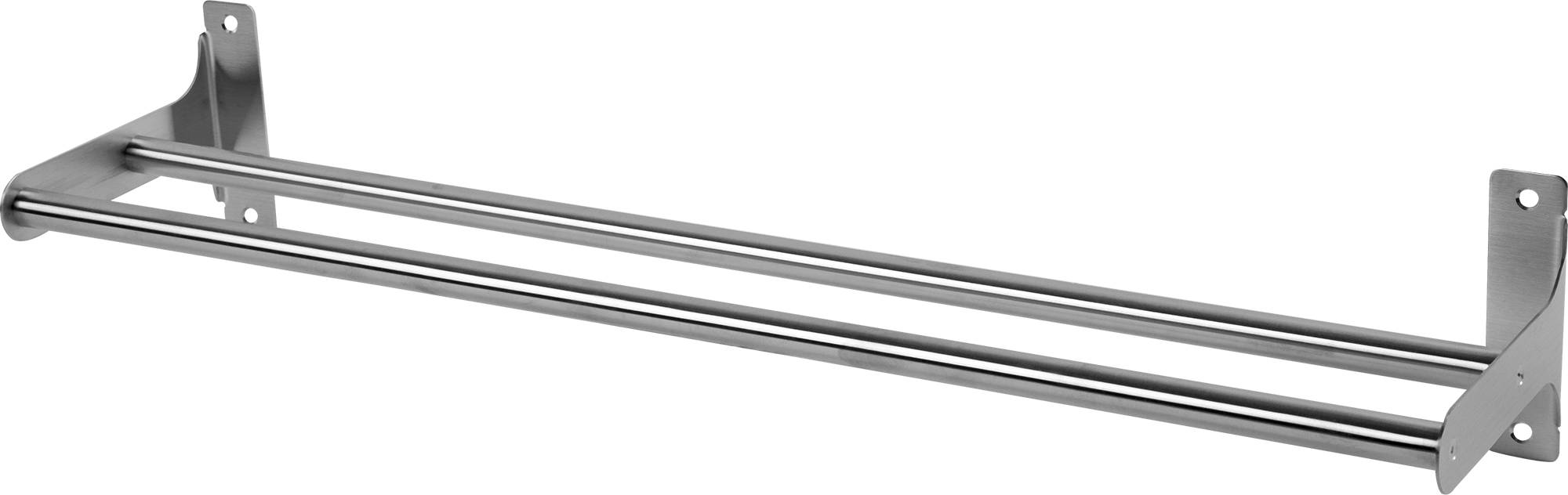 Изображение товара Держатель для полотенец Loft Mia двойной цвет хром