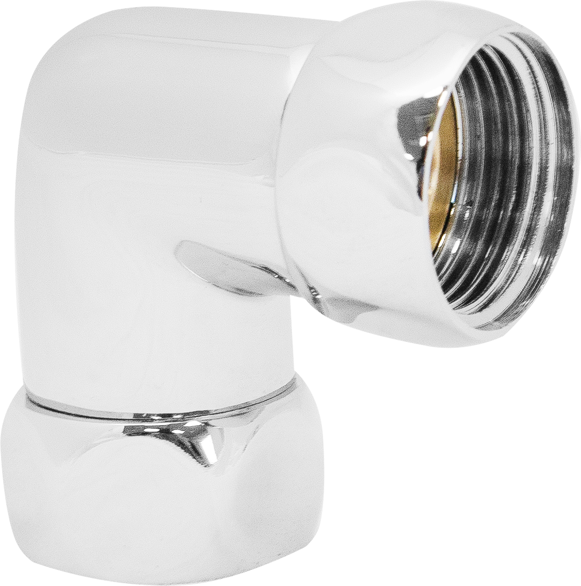 Изображение товара Комплект фитингов угловое соединение гайка гайка 3/4x3/4 латунь ВР