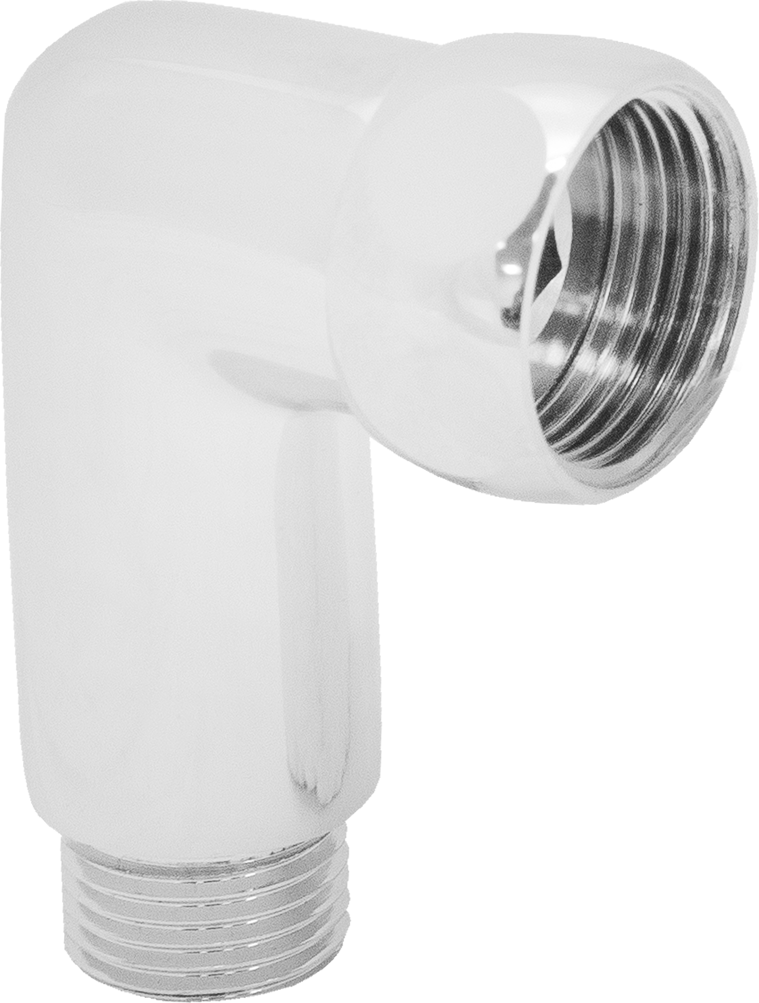 Изображение товара Угловые соединители для полотенцесушителя 3/4х1/2 дюйма латунь хромированные комплект 2 шт