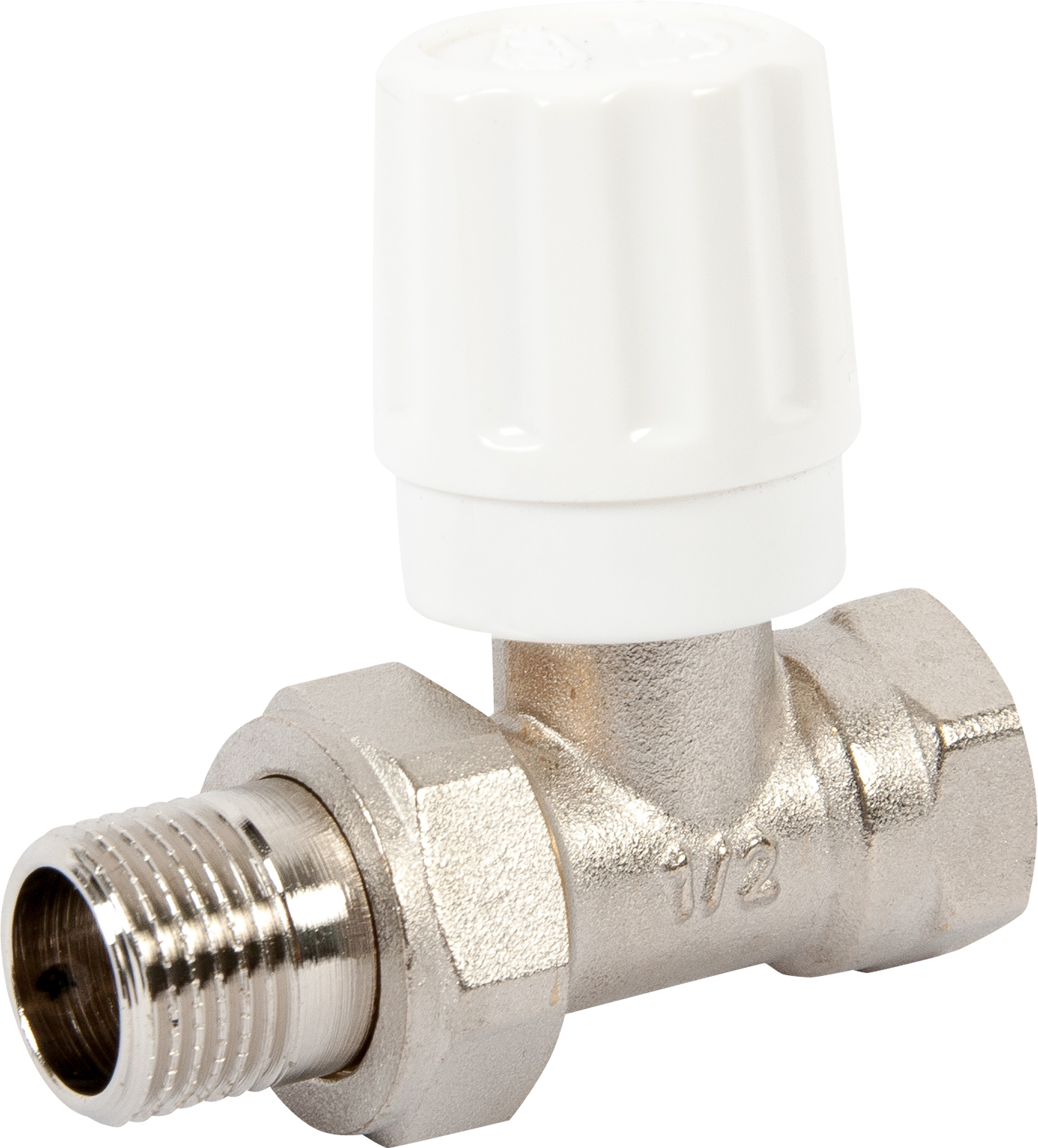 Изображение товара Регулирующий вентиль для радиатора Euros 1/2" латунь прямой тип адаптер