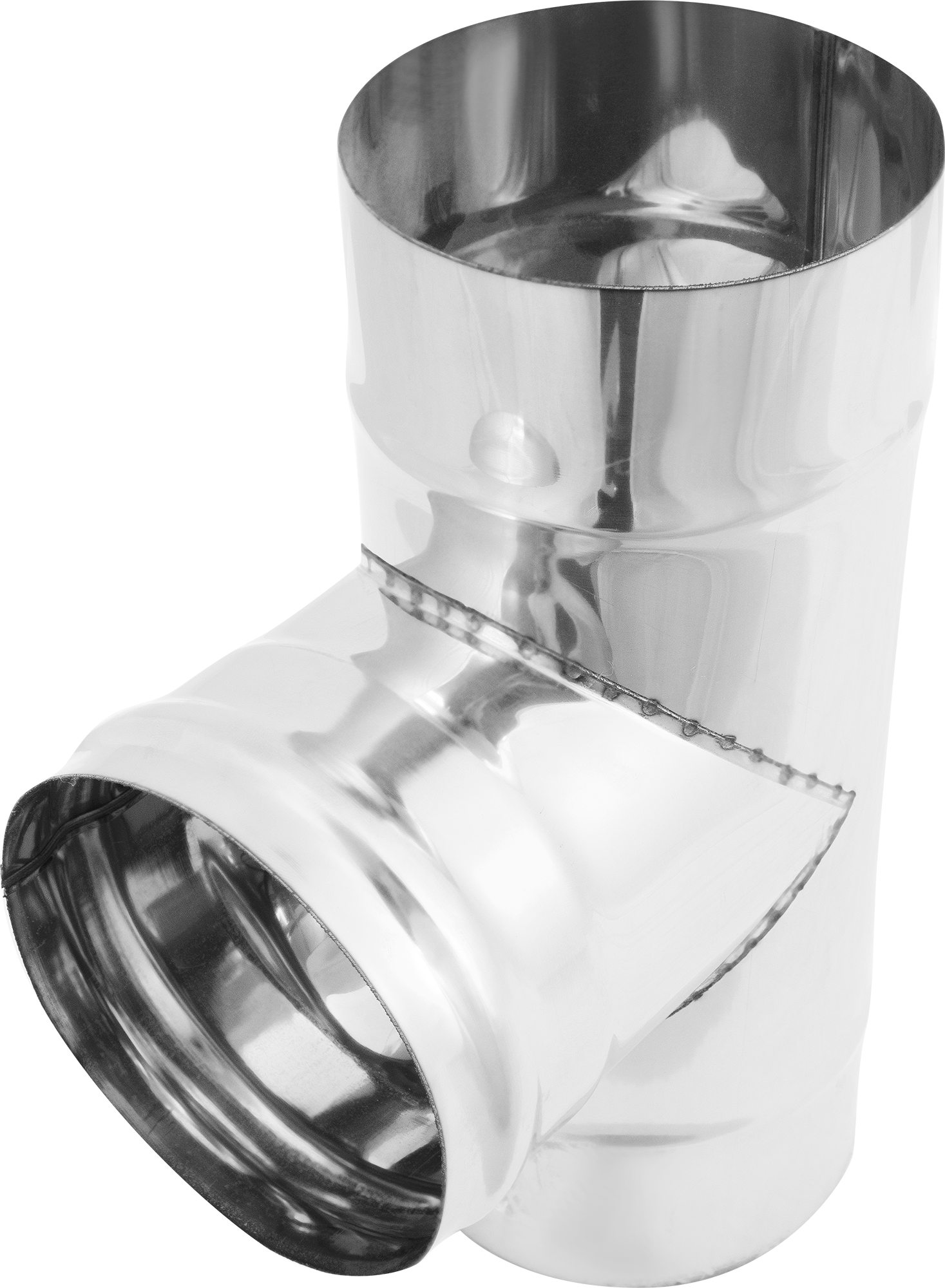 Изображение товара Тройник для дымохода Коракс D120 320x120 мм из нержавеющей стали