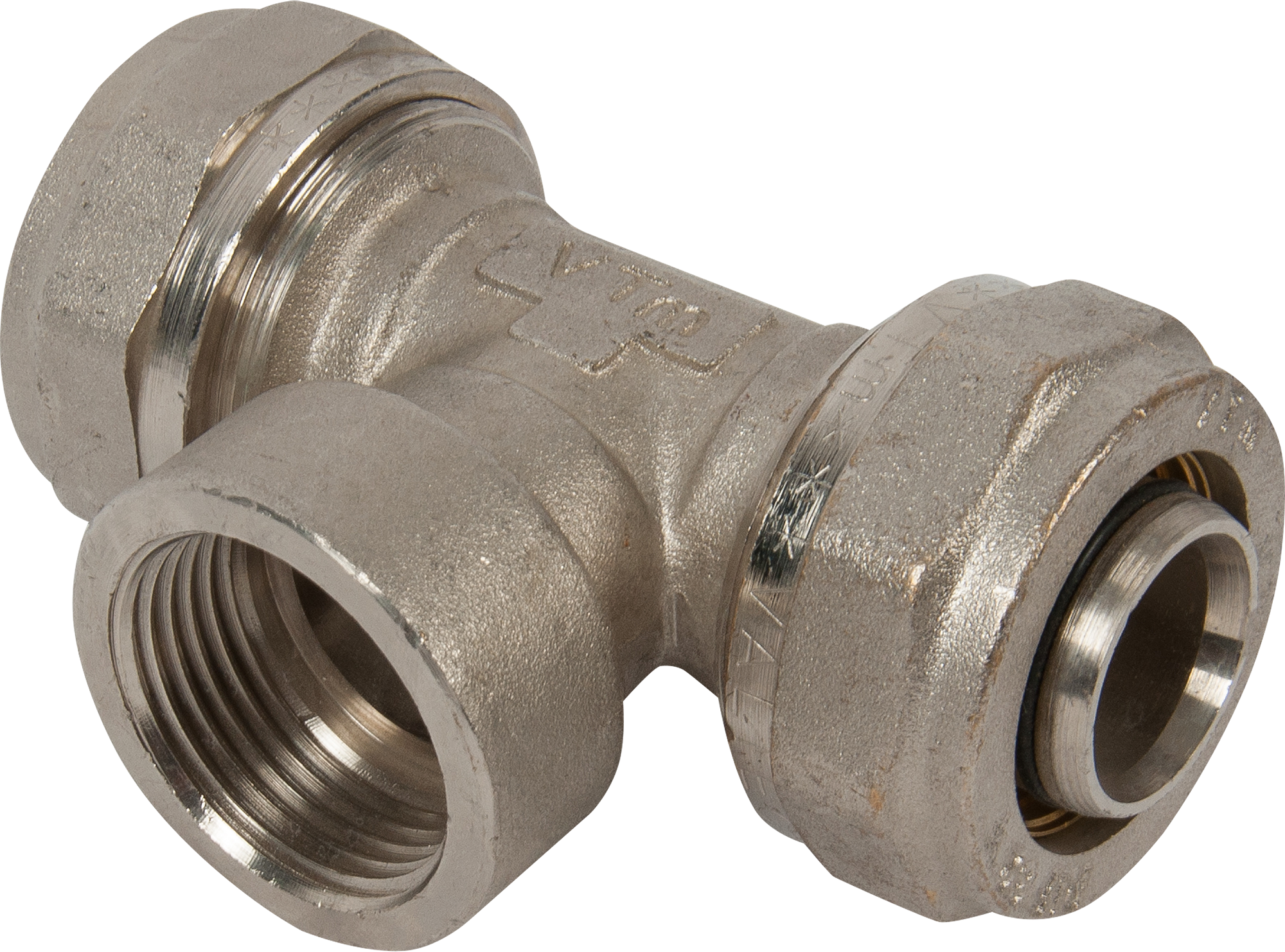 Изображение товара Тройник комбинированный Valtec 32x1"x32 мм латунь ВР для систем водоснабжения и отопления