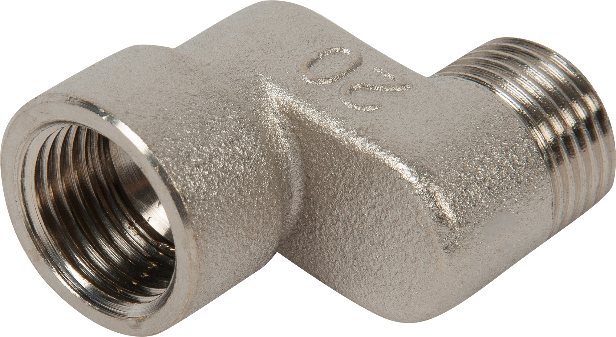 Изображение товара Эксцентрик Valtec внутренняя-наружная резьба 1/2" 20 мм латунь никелированный Китай