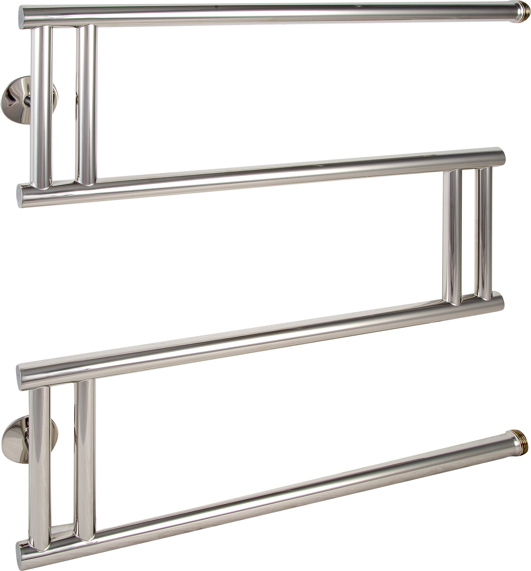 Изображение товара Водяной полотенцесушитель M-образный Equation Элита 60x60 см из нержавейки