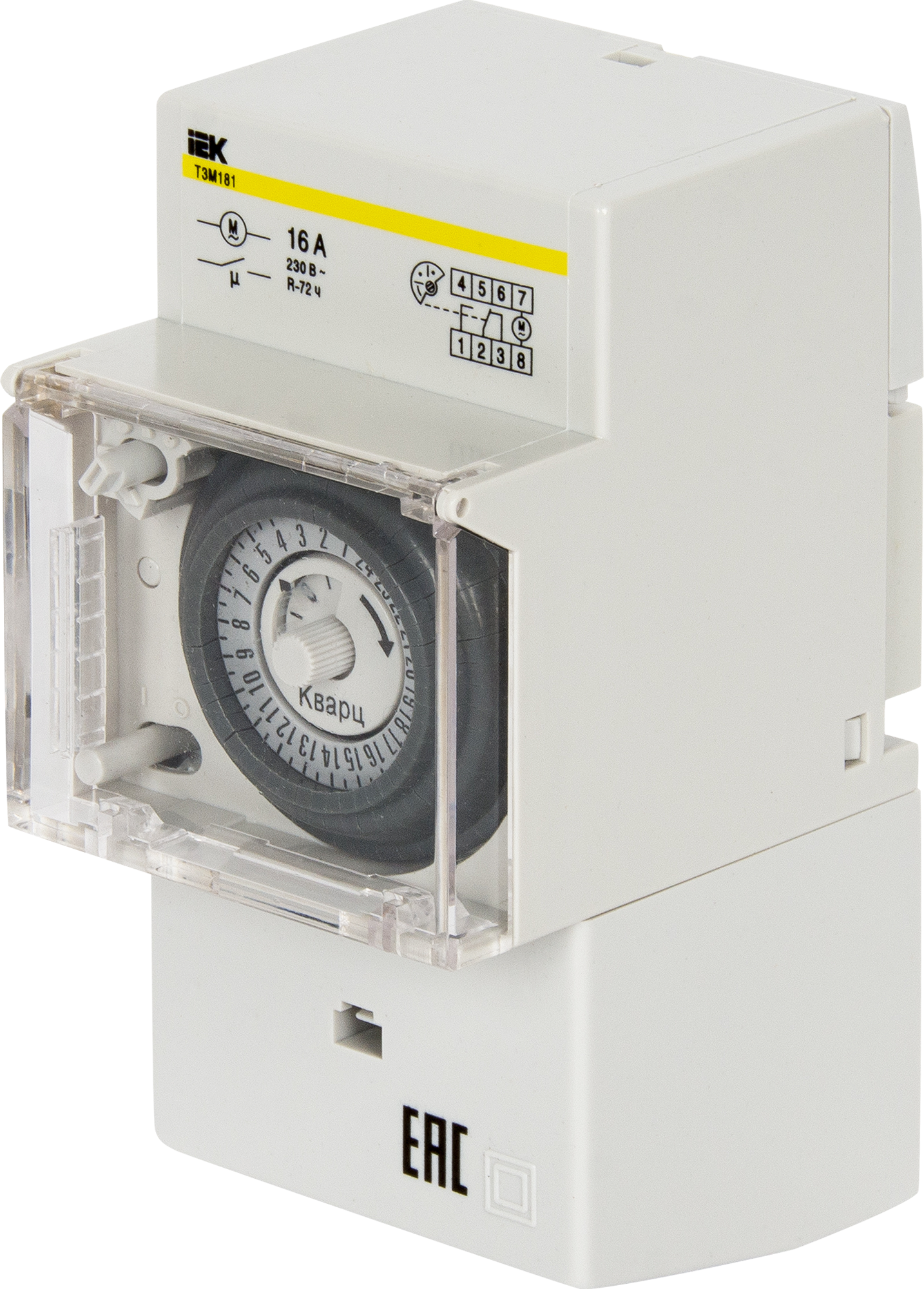 Изображение товара Таймер аналоговый ТЭМ181 на DIN-рейку, 16 А, 230 В