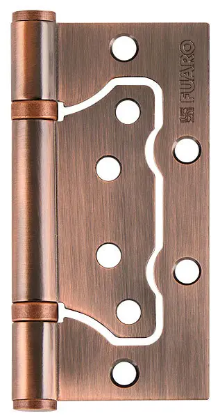 Петля без врезки N100500/2BB-AC/BL 100x75x2.5 мм сталь цвет античная медь