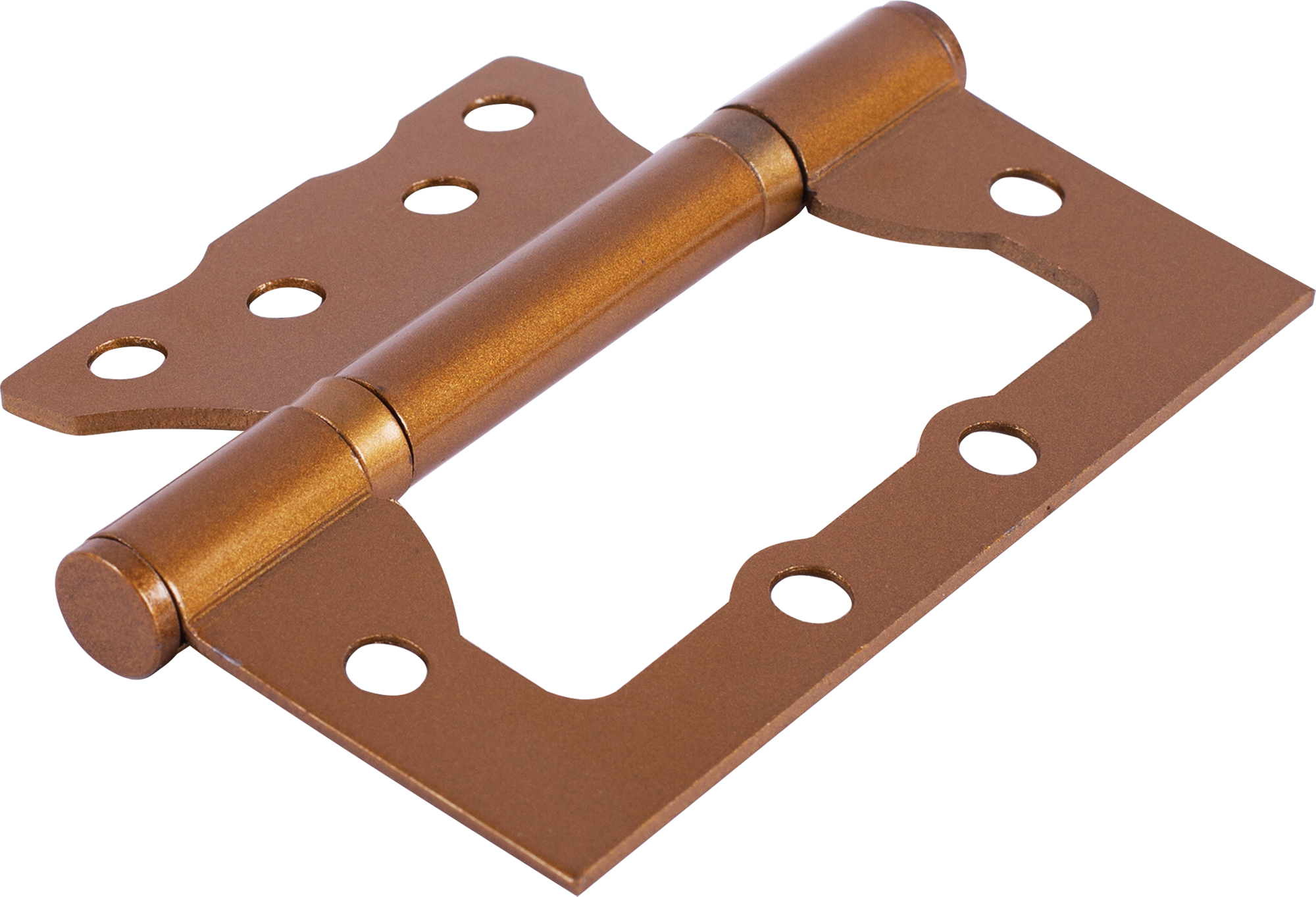 Петля без врезки 100x75x2.5 мм сталь цвет бронза