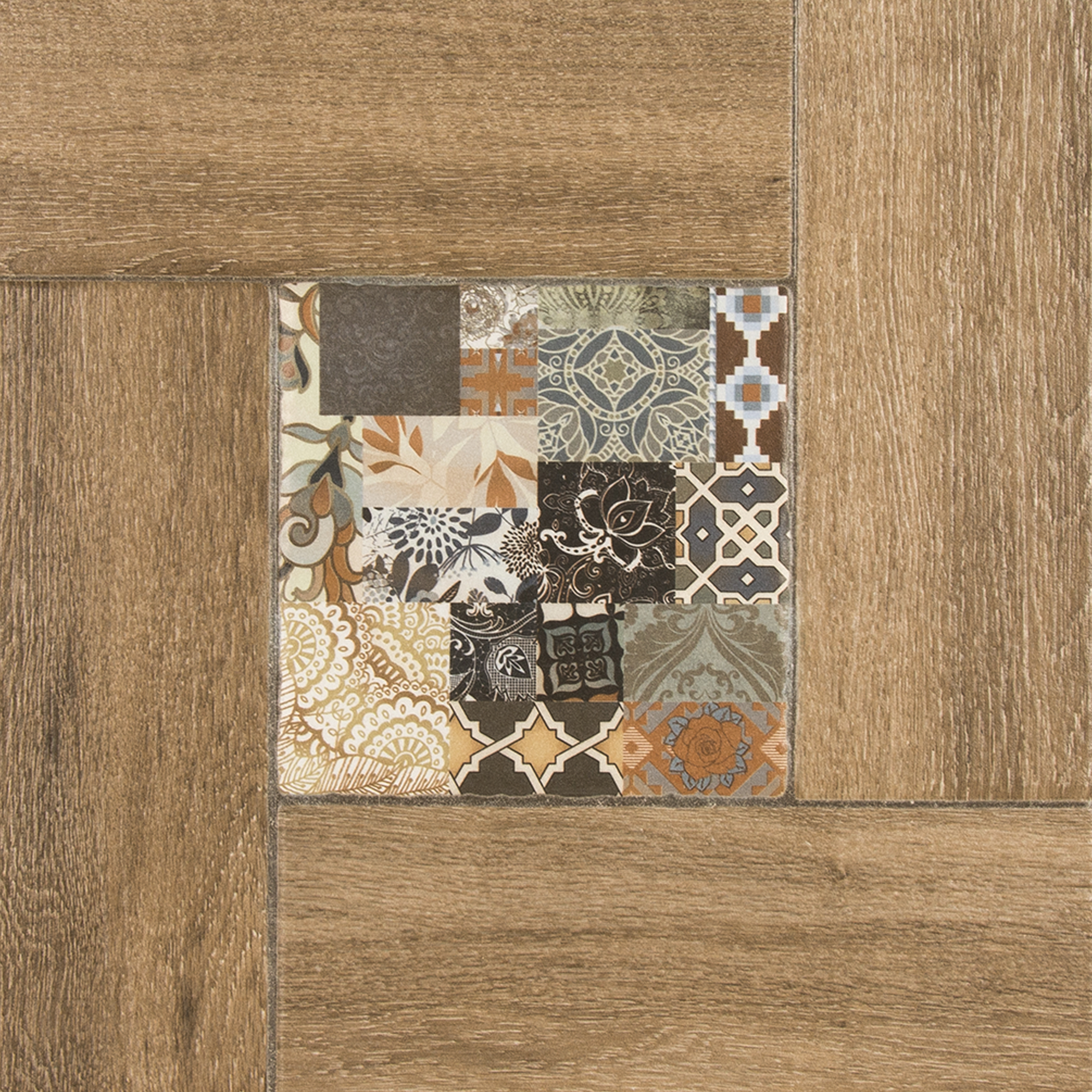 Изображение товара Плитка напольная Ранчо 41.8х41.8 см коричневая керамическая