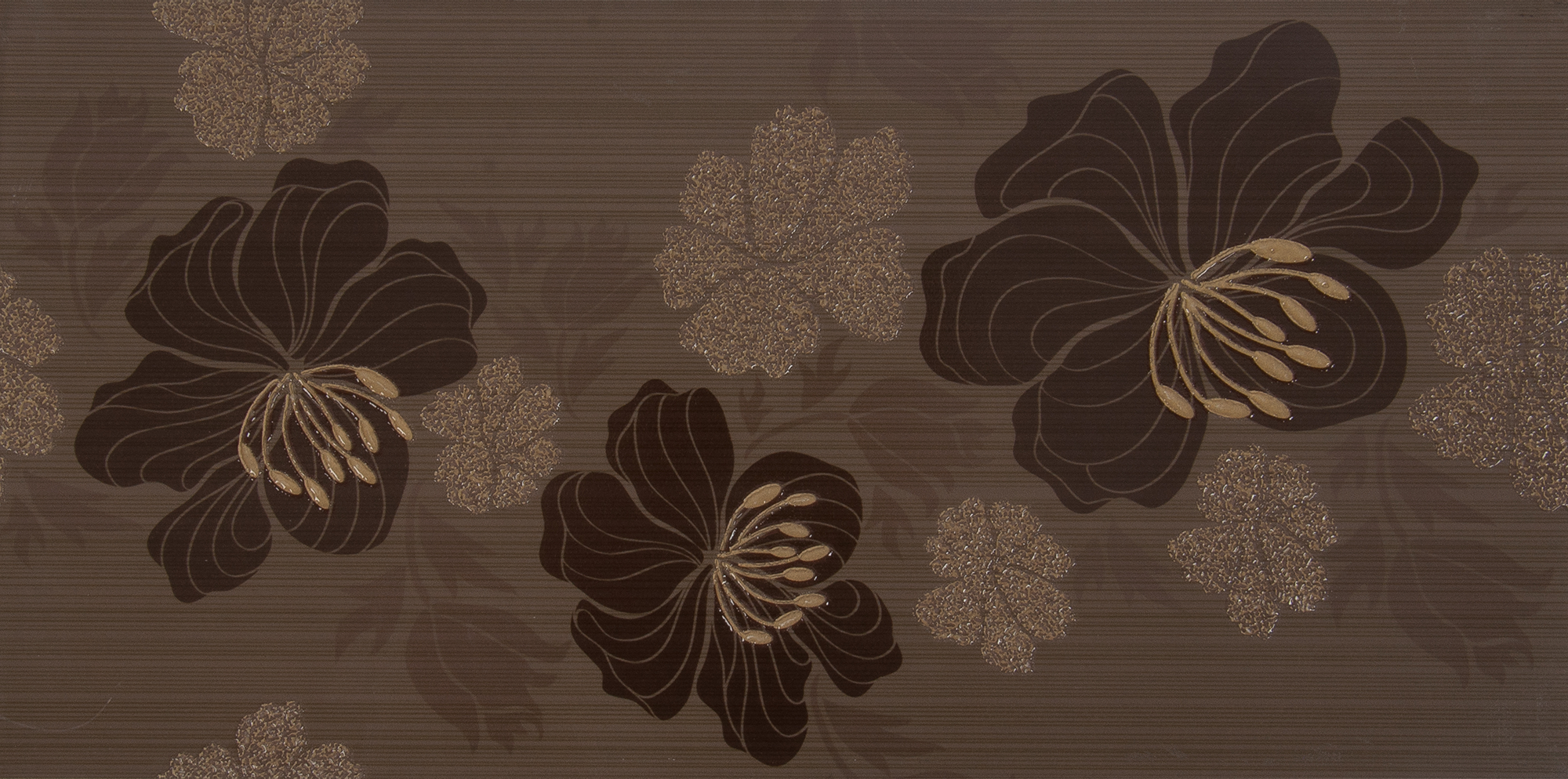 Изображение товара Декор Элегия 19.8х39.8 см тёмный для стен и потолка