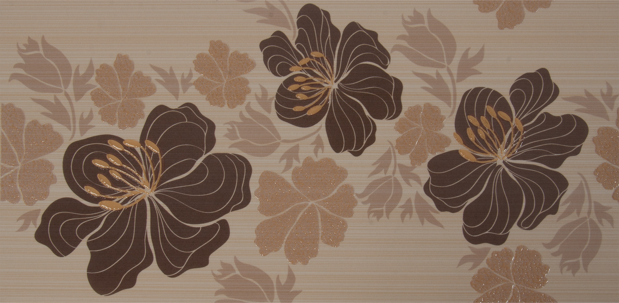 Изображение товара Декор Элегия 19.8х39.8 см бежевый настенная планка для стен потолка и окон