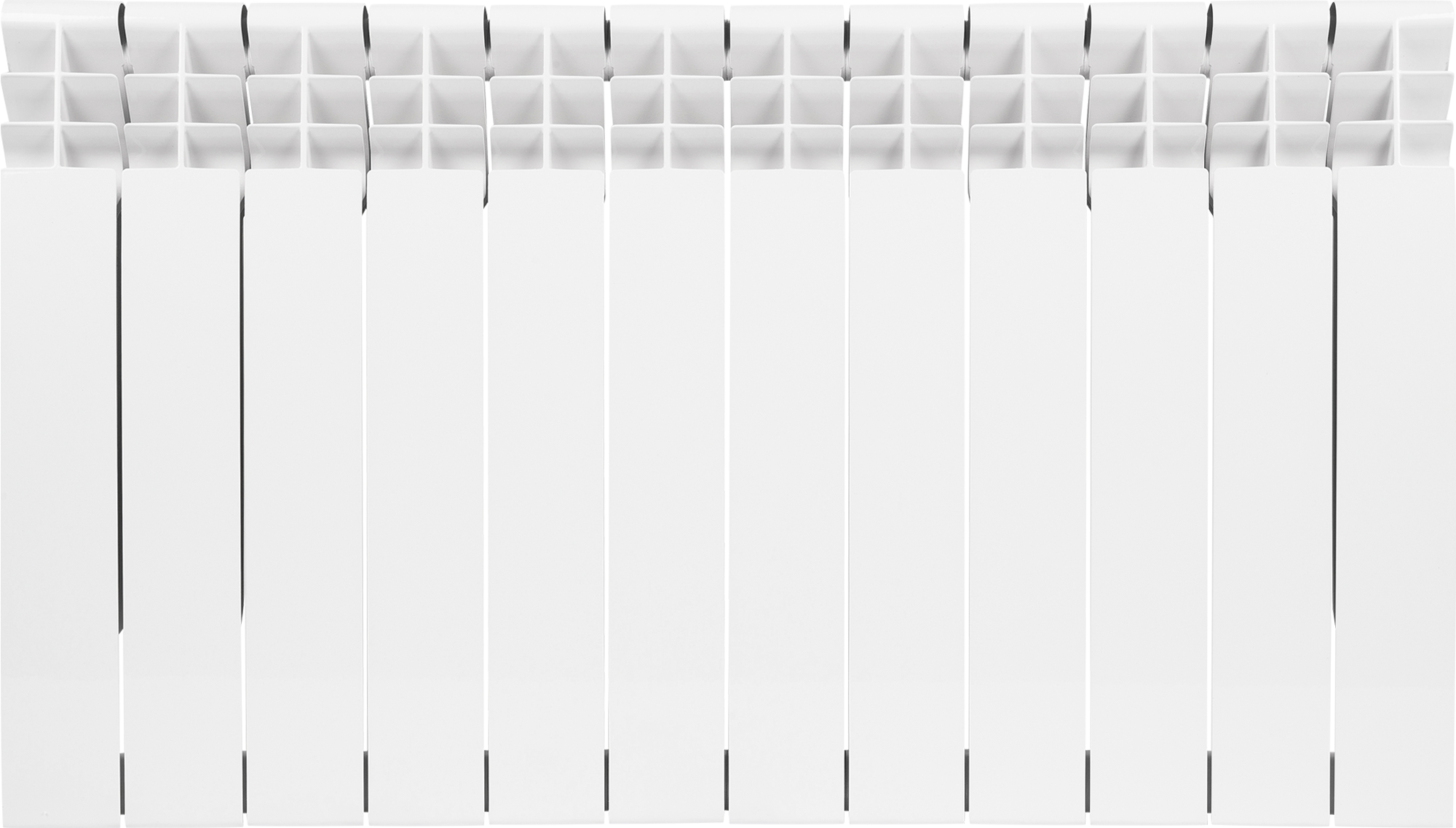 Изображение товара Радиатор Rapid 87/500 12 секций боковое подключение биметалл белый.