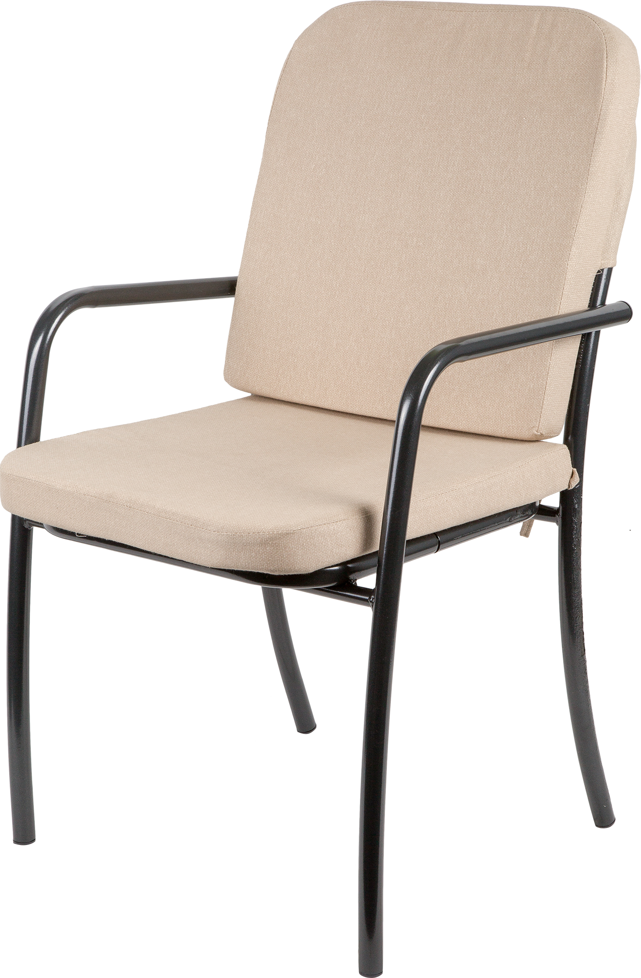 Изображение товара Кресло садовое Романс 63х54х92 см металл черный/бежевый