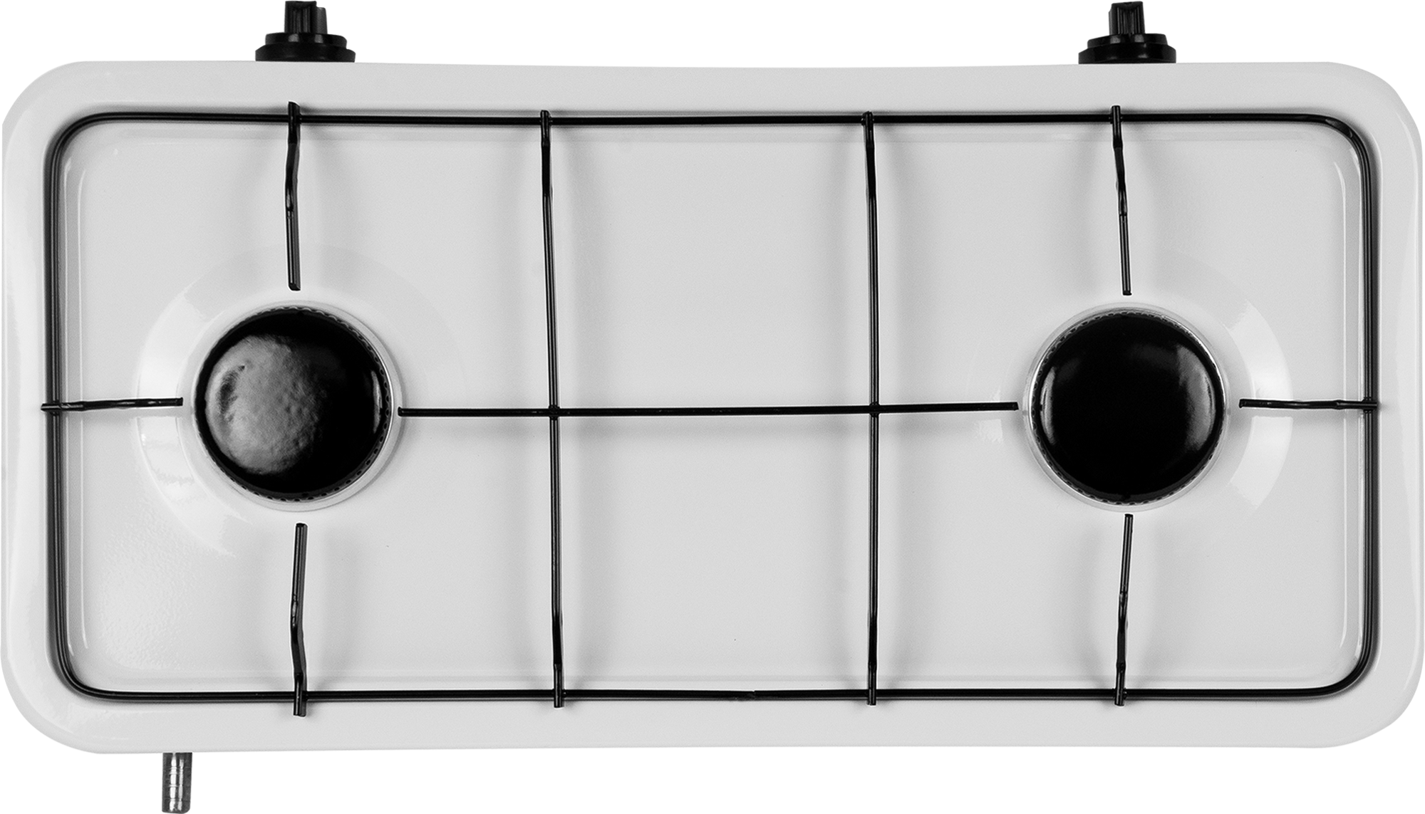 Изображение товара Газовая варочная панель ORE LGM30 2 конфорки белая компактная