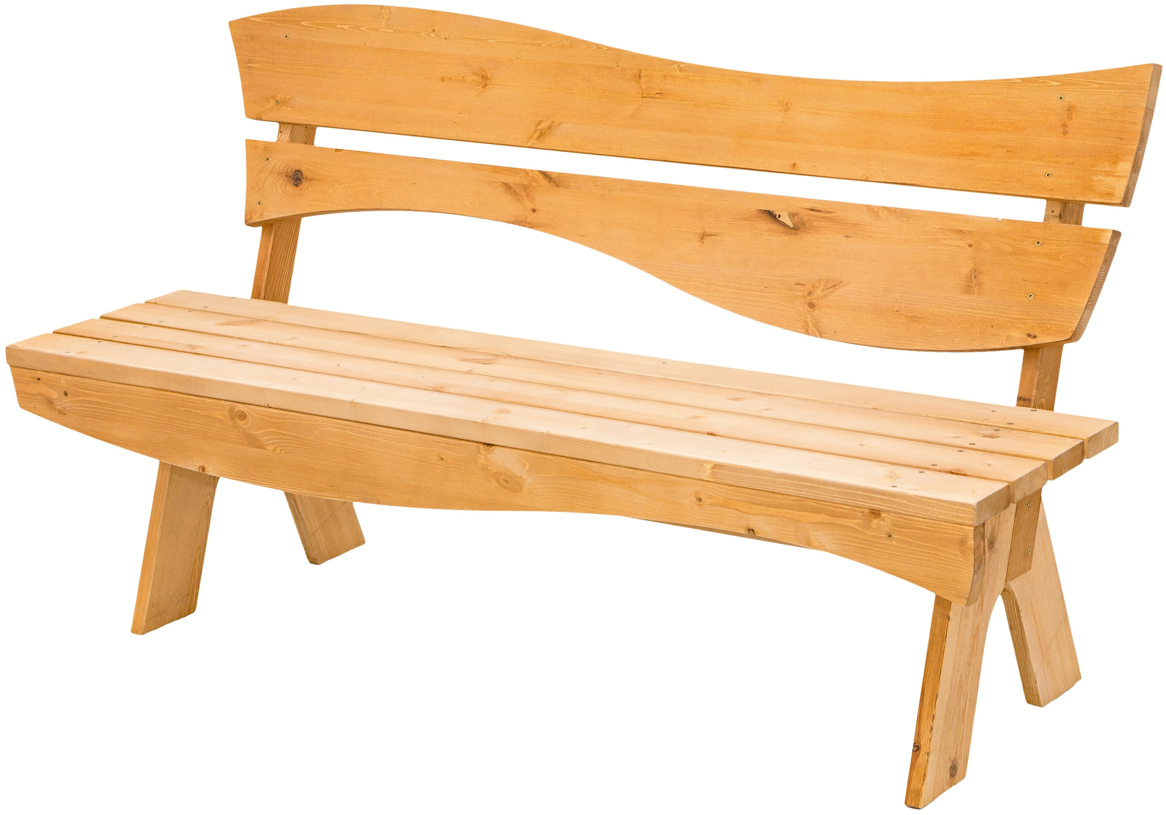 Изображение товара Скамья Ривьера цвет тик для сада и дачи