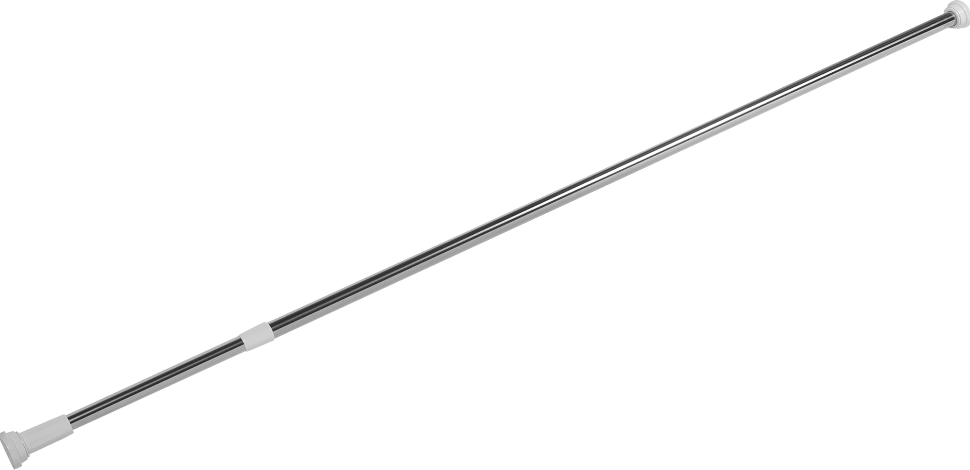 Изображение товара Телескопический карниз для ванной Tatkraft Oscar до 260 см, хром, без отверстий