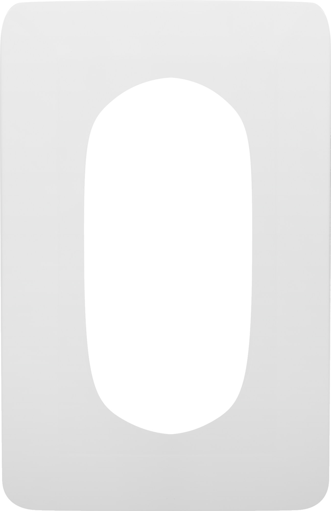 Накладка для розетки №2 2 поста цвет белый