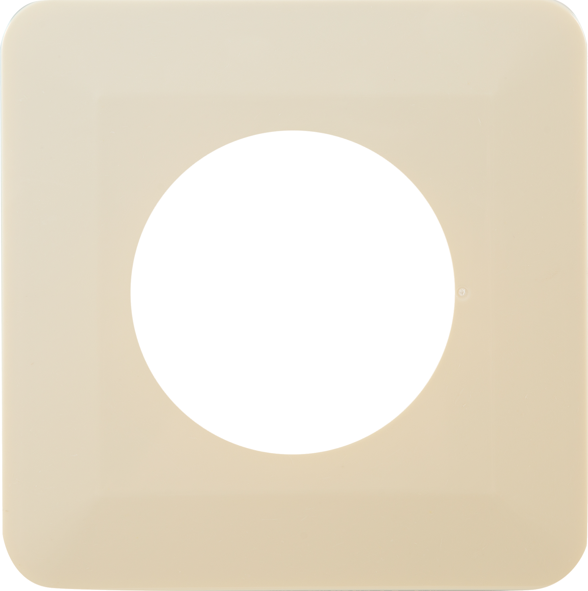 Накладка для розетки №1 1 пост цвет бежевый