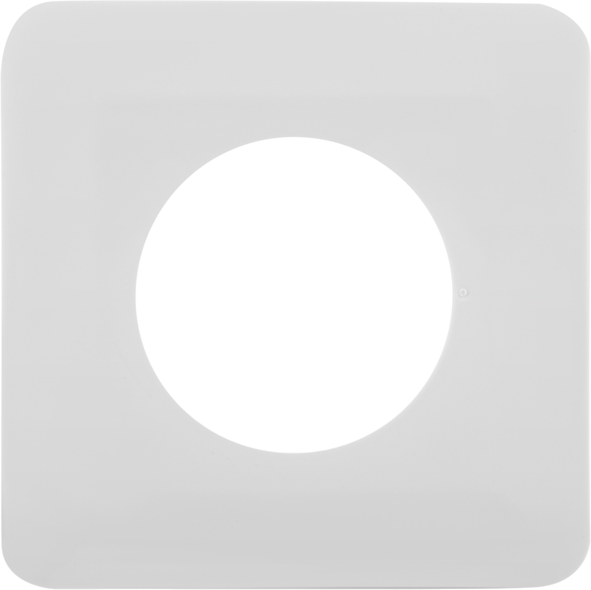 Накладка для розетки №1 1 пост цвет белый