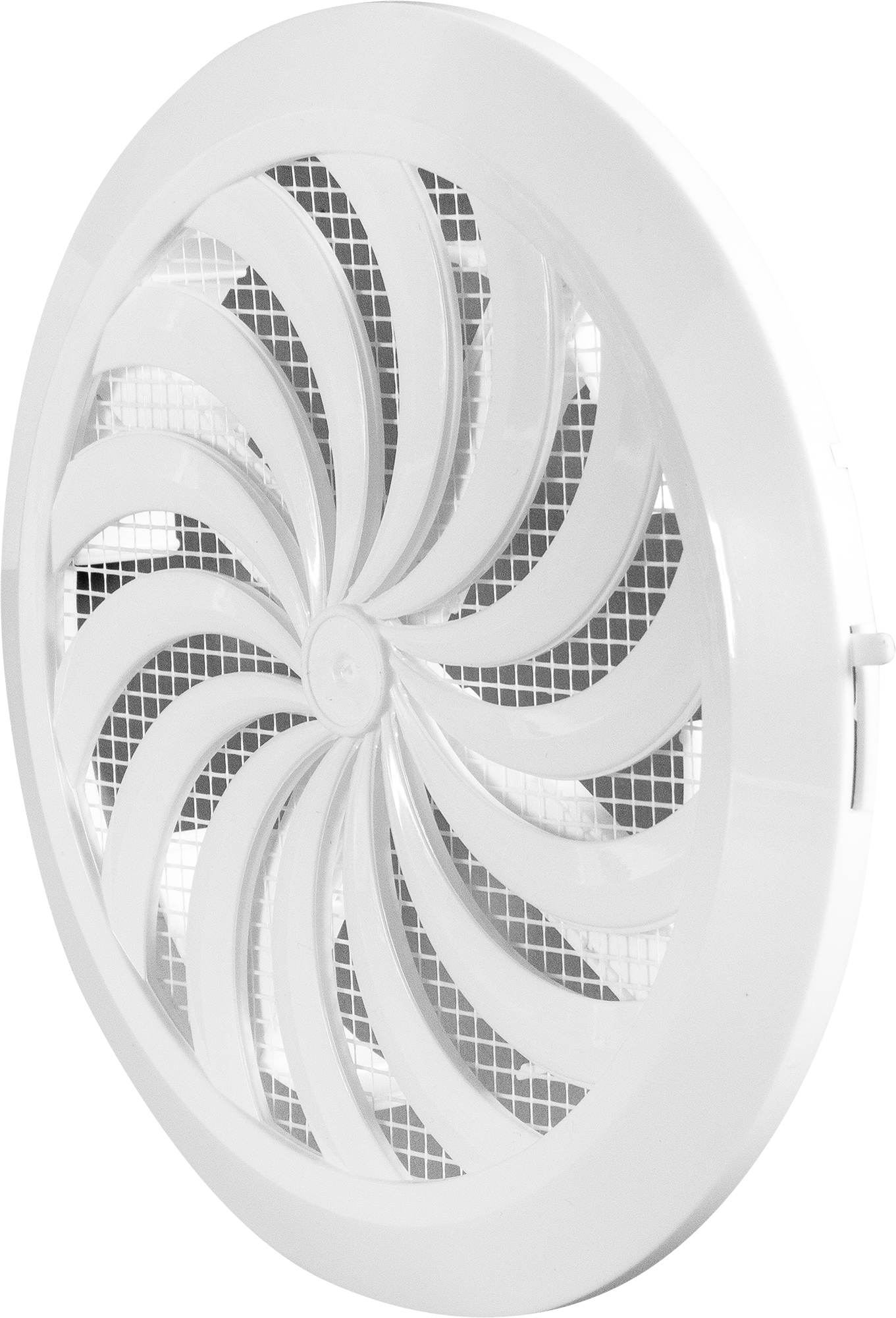 Изображение товара Решётка вентиляционная Equation D100/150 мм 180 мм полистирол цвет белый