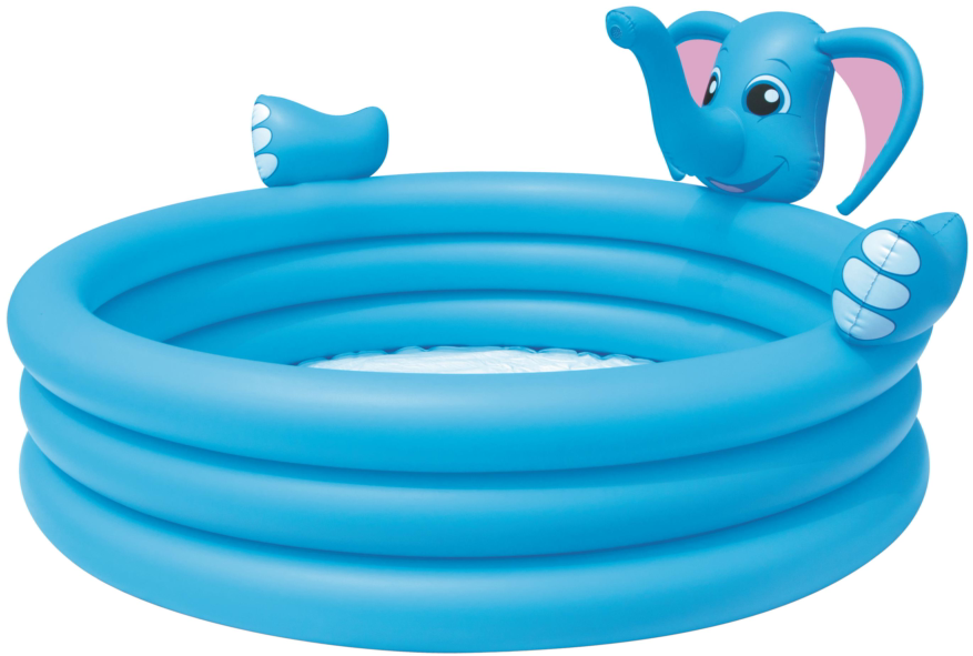 Изображение товара Бассейн надувной круглый детский Bestway Слон 152х152х74 см 324 л
