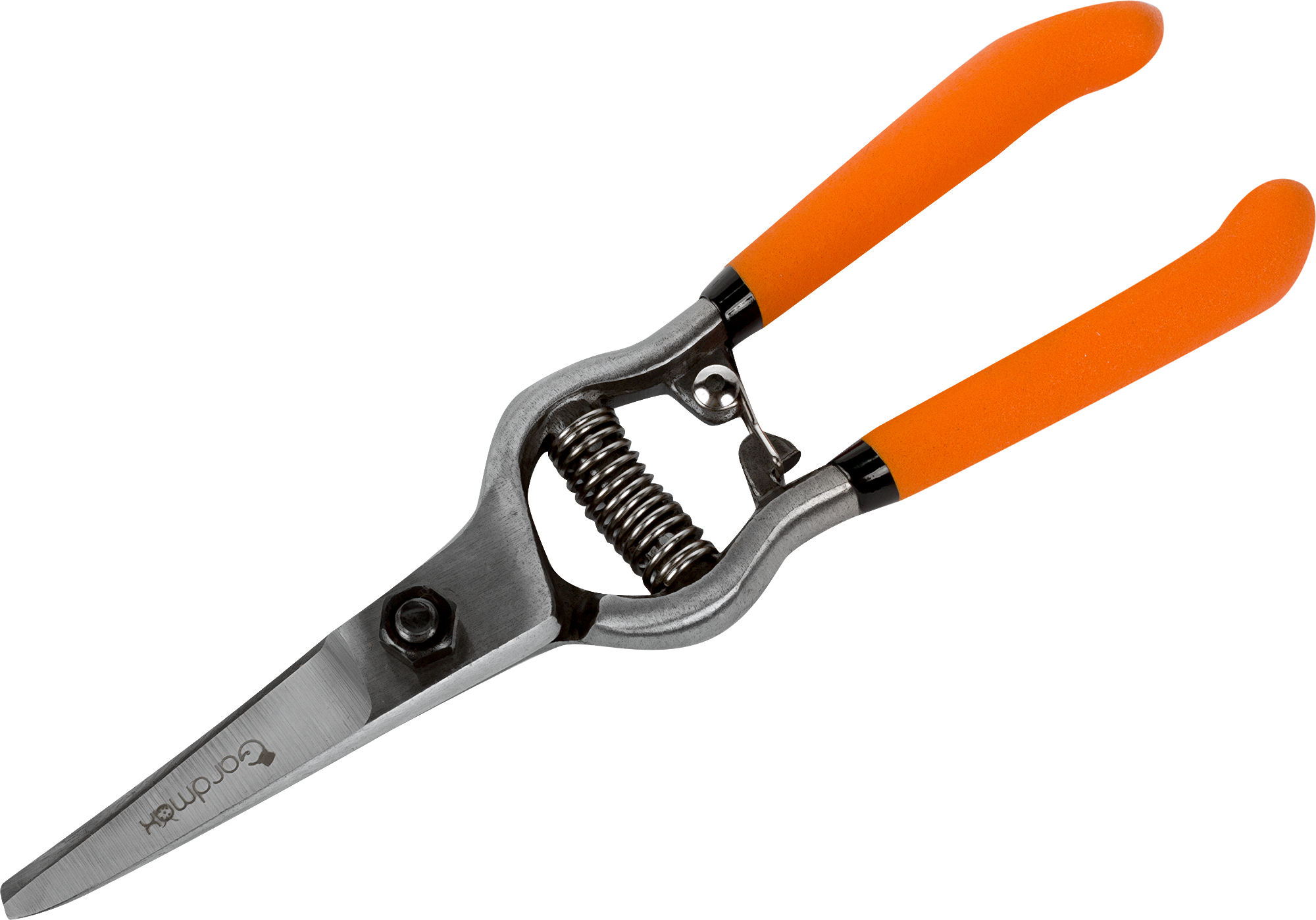 Изображение товара Садовые ножницы Gardmax изогнутые с острыми лезвиями из стали, комфорт и удобство