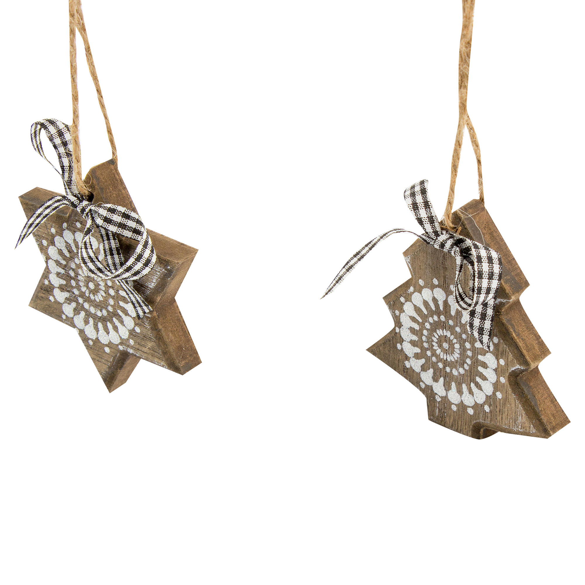 Изображение товара Ёлочное украшение «Ёлки звёздочки»