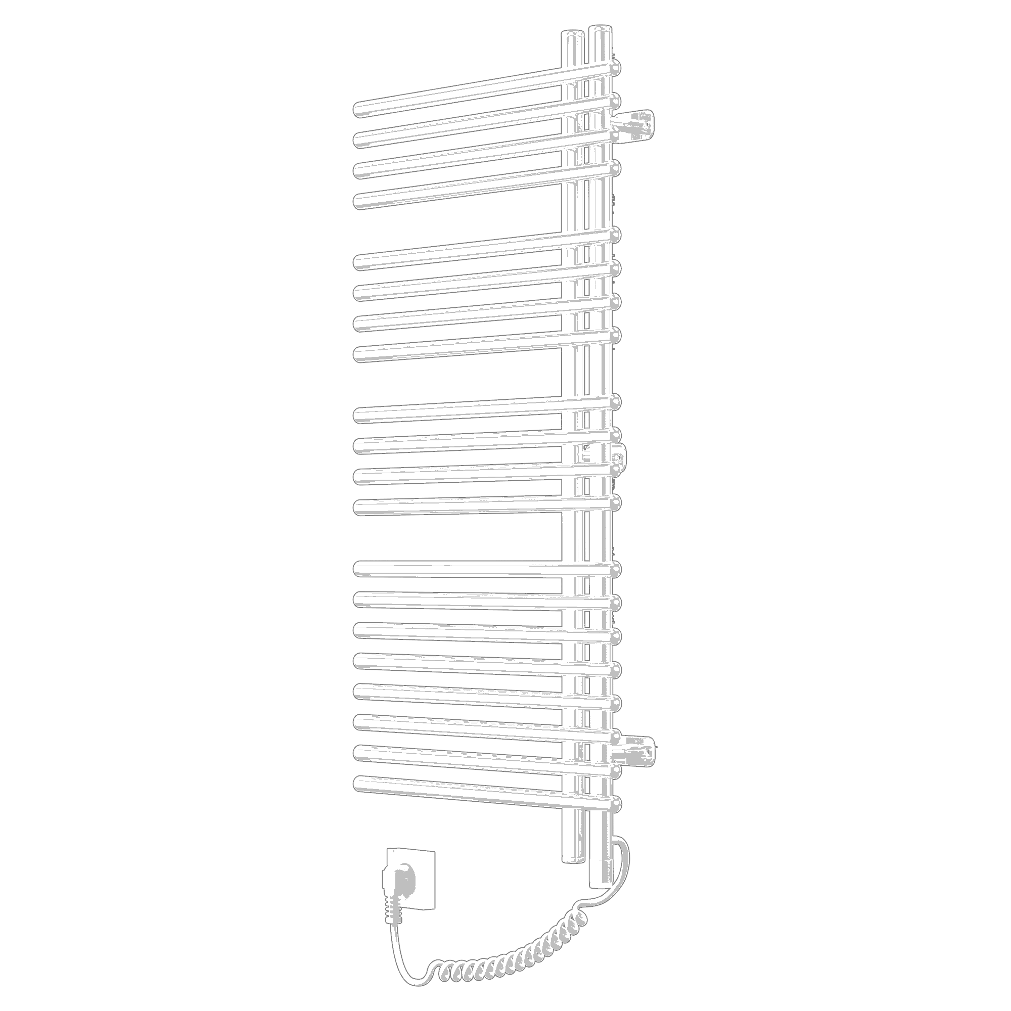 Изображение товара Полотенцесушитель электрический Арго Бригантина-Э 500x1000 мм 180 Вт