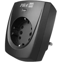 Изображение товара Сетевой фильтр Pilot Bit 1 розетка с заземлением 3500 Вт черный