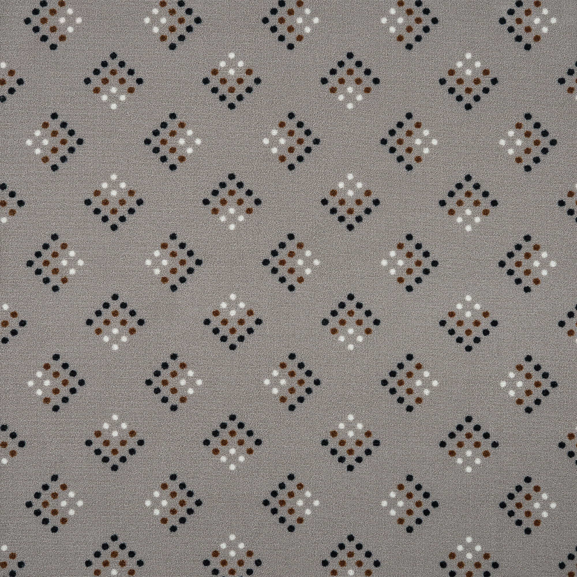 Изображение товара Ковровое покрытие Сквер 90/90 серый 5 м с геометрическим рисунком