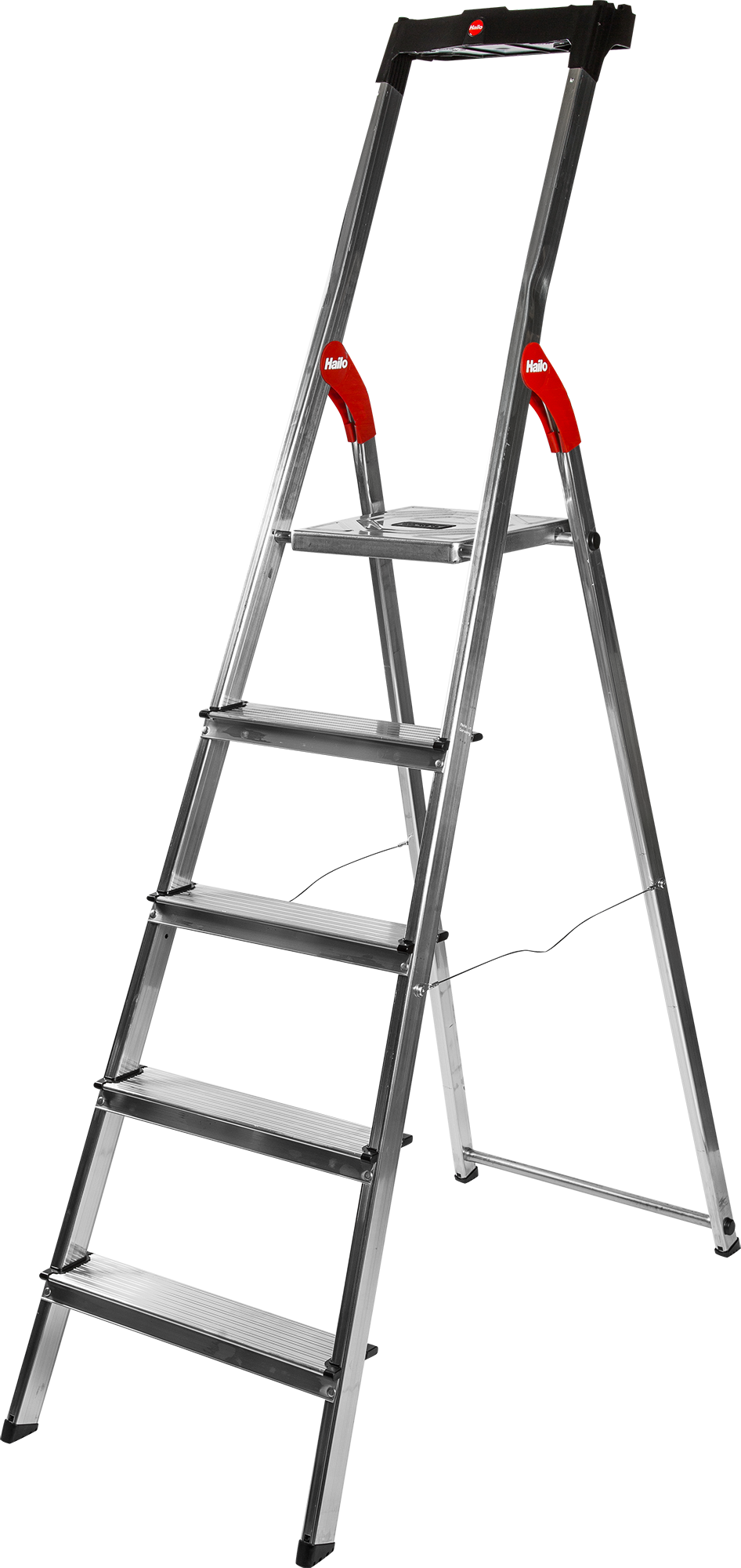 Изображение товара Алюминиевая профессиональная стремянка Hailo 5 ступеней, Германия